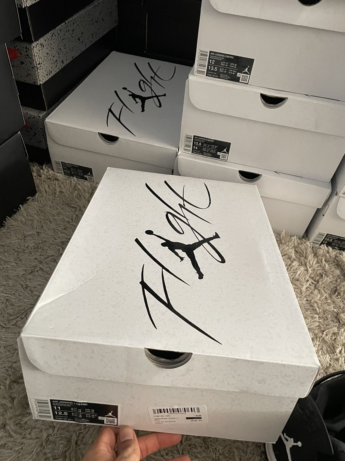 Jordan Brand Jordan 4 White Thunder Size US 11 / EU 44 - 10 Thumbnail