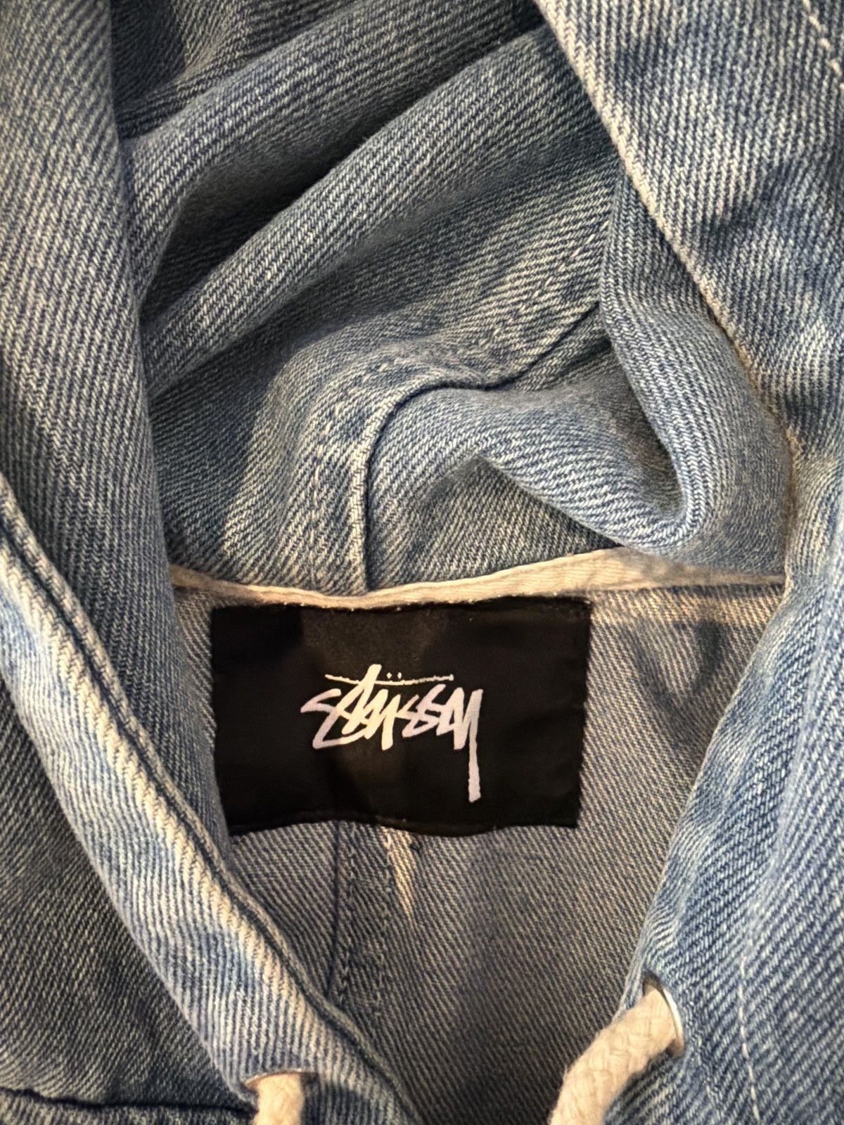 Stussy Stussy Denim Zip Hoodie Jacket Size US L / EU 52-54 / 3 - 4 Thumbnail
