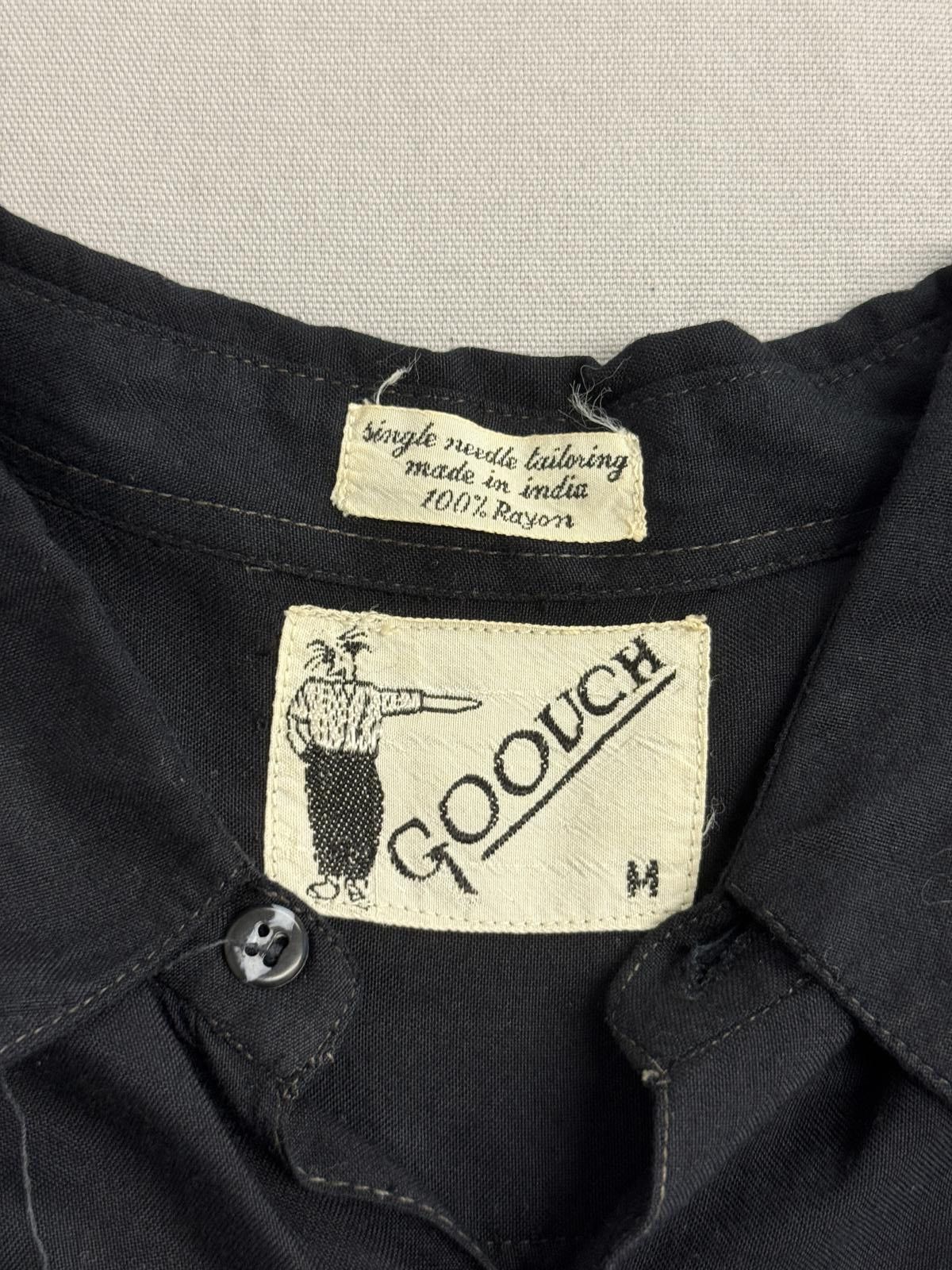 Other Vintage 80s Goouch SS Button Up - Faces in the Shadows - M Size US M / EU 48-50 / 2 - 3 Thumbnail