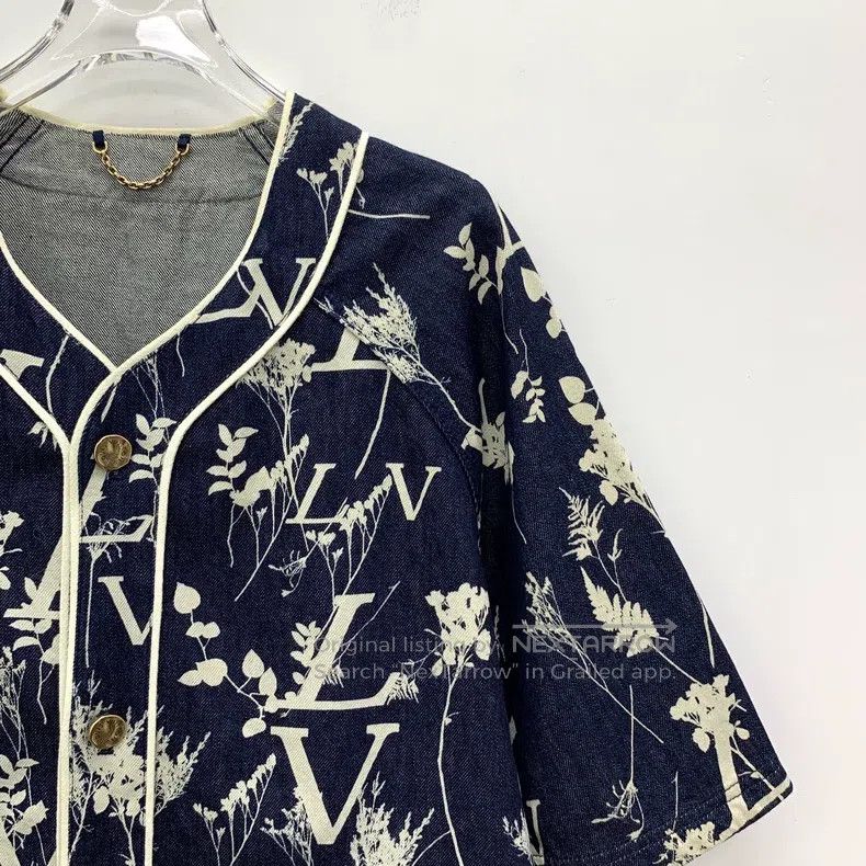 Louis Vuitton Louis Vuitton Cotton short sleeve shirt with round neck pr Size US L / EU 52-54 / 3 - 3 Thumbnail