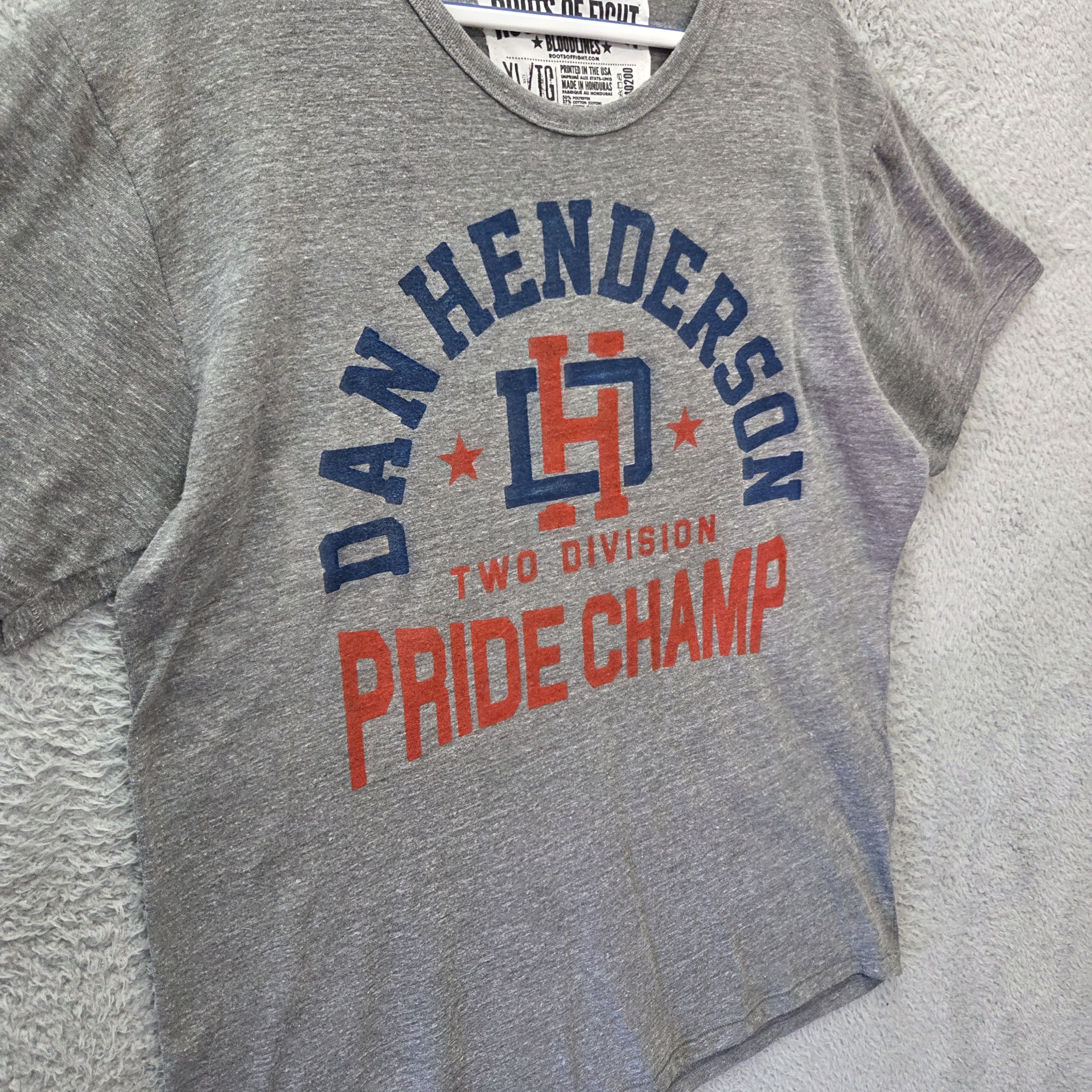 Other RARE Roots Of Fight Shirt Mens XL Gray Dan Henderson Pride Size US XL / EU 56 / 4 - 7 Thumbnail