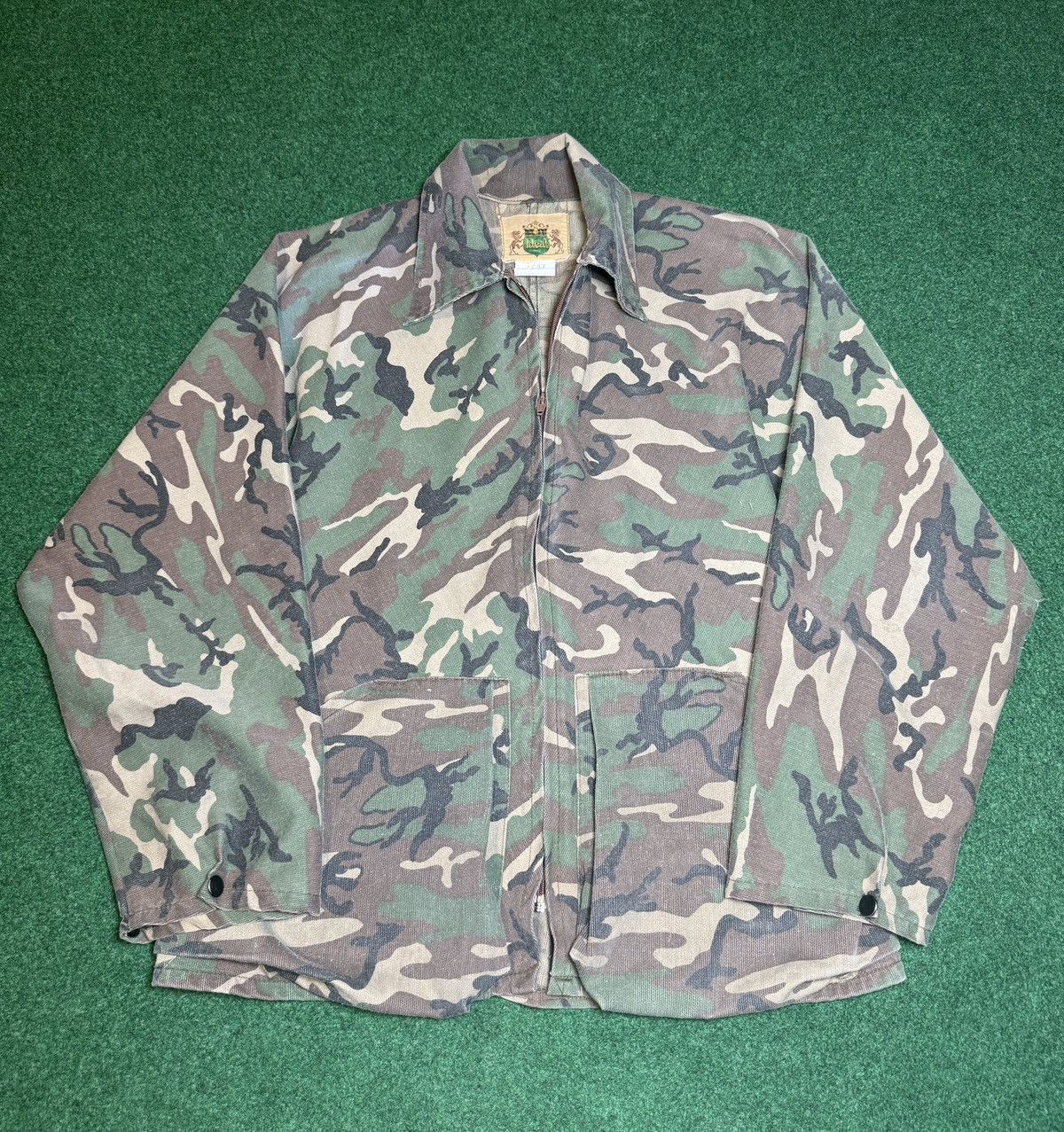 Vintage Vintage 70s 80s Ideal Camo Full Zip Hunting Jacket Size US L / EU 52-54 / 3 - 1 Thumbnail