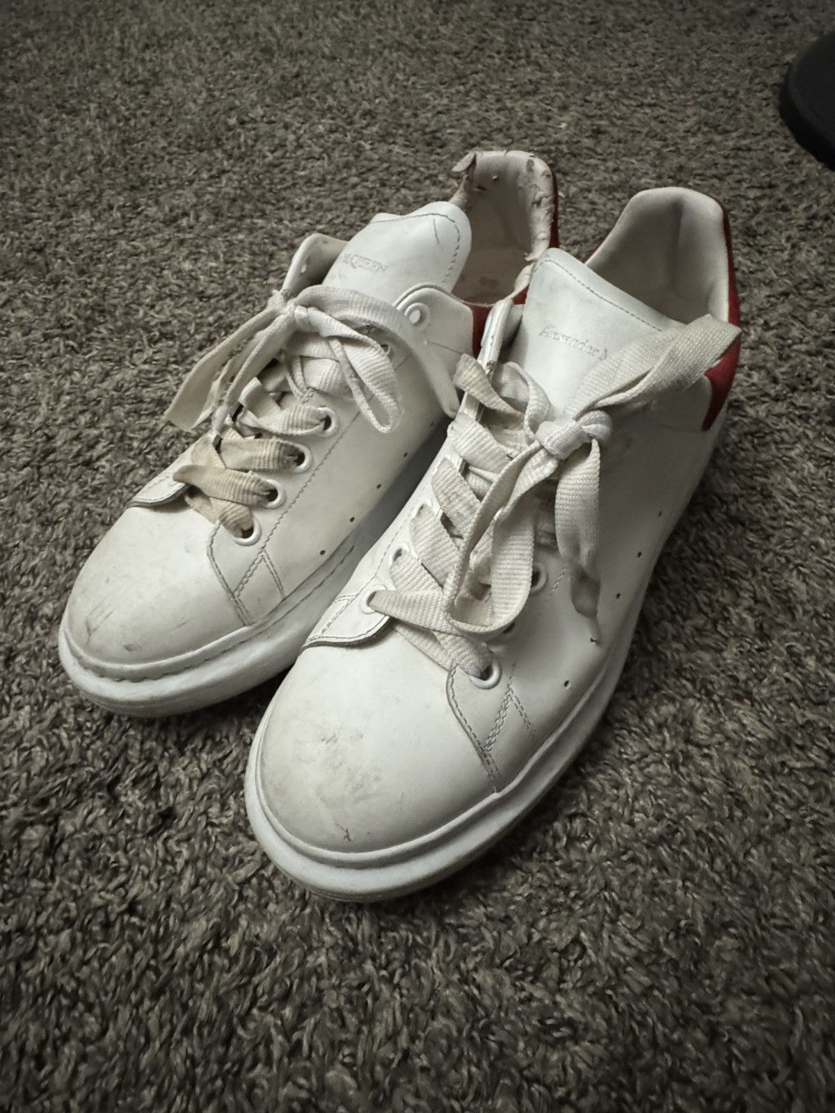 Alexander McQueen Alexander Mcqueens Designer red and white shoes Size US 11 / EU 44 - 2 Thumbnail