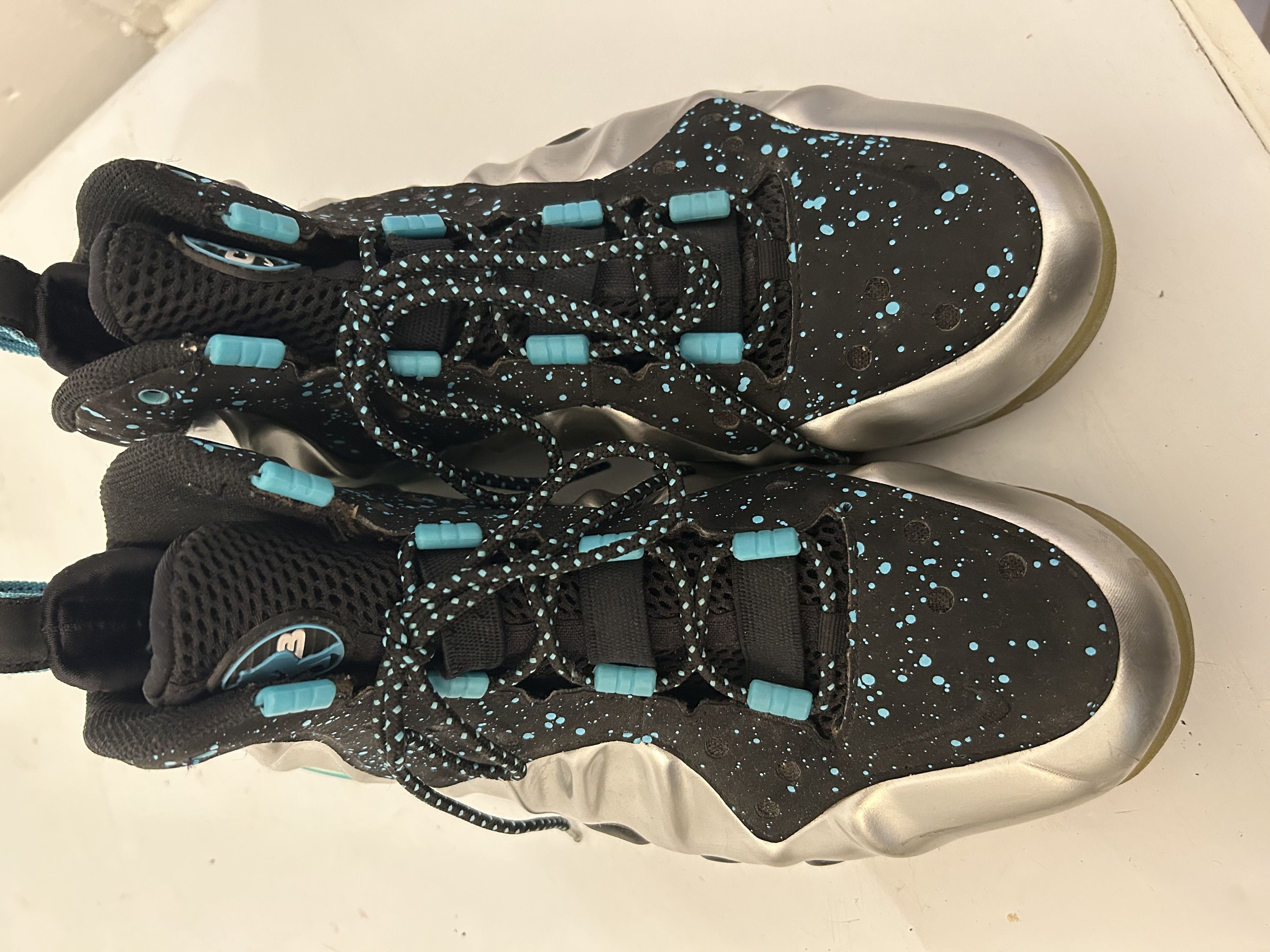 Nike Blue & silver gamma Barkley Foamposite Size US 8.5 / EU 41-42 - 1 Thumbnail