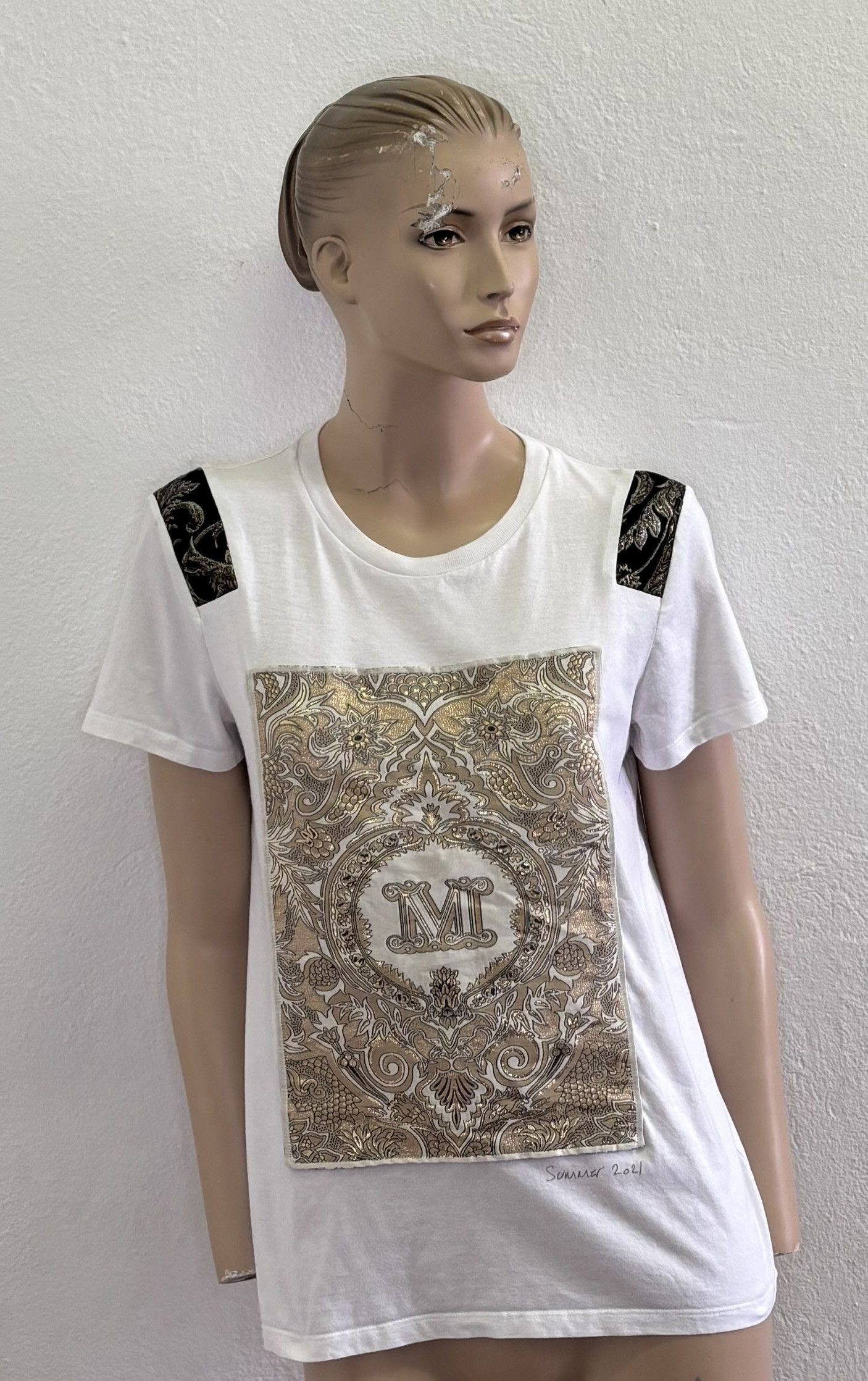 Max Mara MaxMara Summer 2021 T-shirt Large Size L / US 10 / IT 46 - 1 Thumbnail