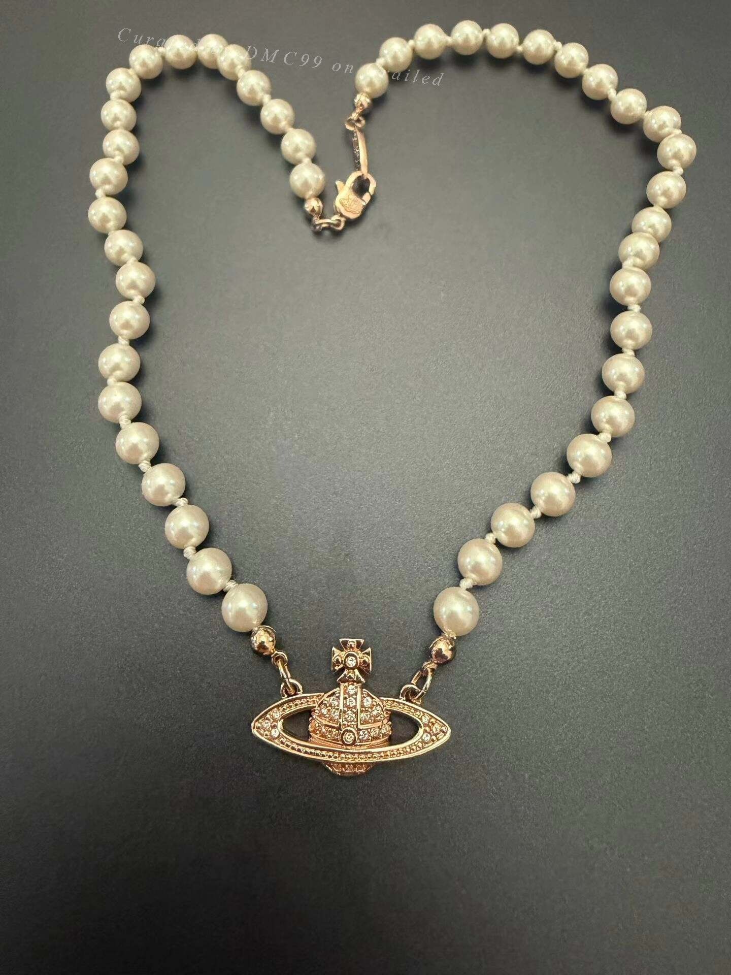 Vivienne Westwood Vivienne Westwood Saturn Necklace Size ONE SIZE - 1 Thumbnail