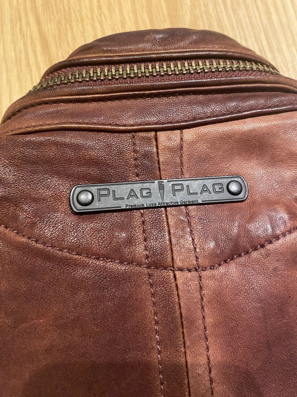 14th Addiction Plag Crimson Leather Jacket Size US S / EU 44-46 / 1 - 5 Thumbnail