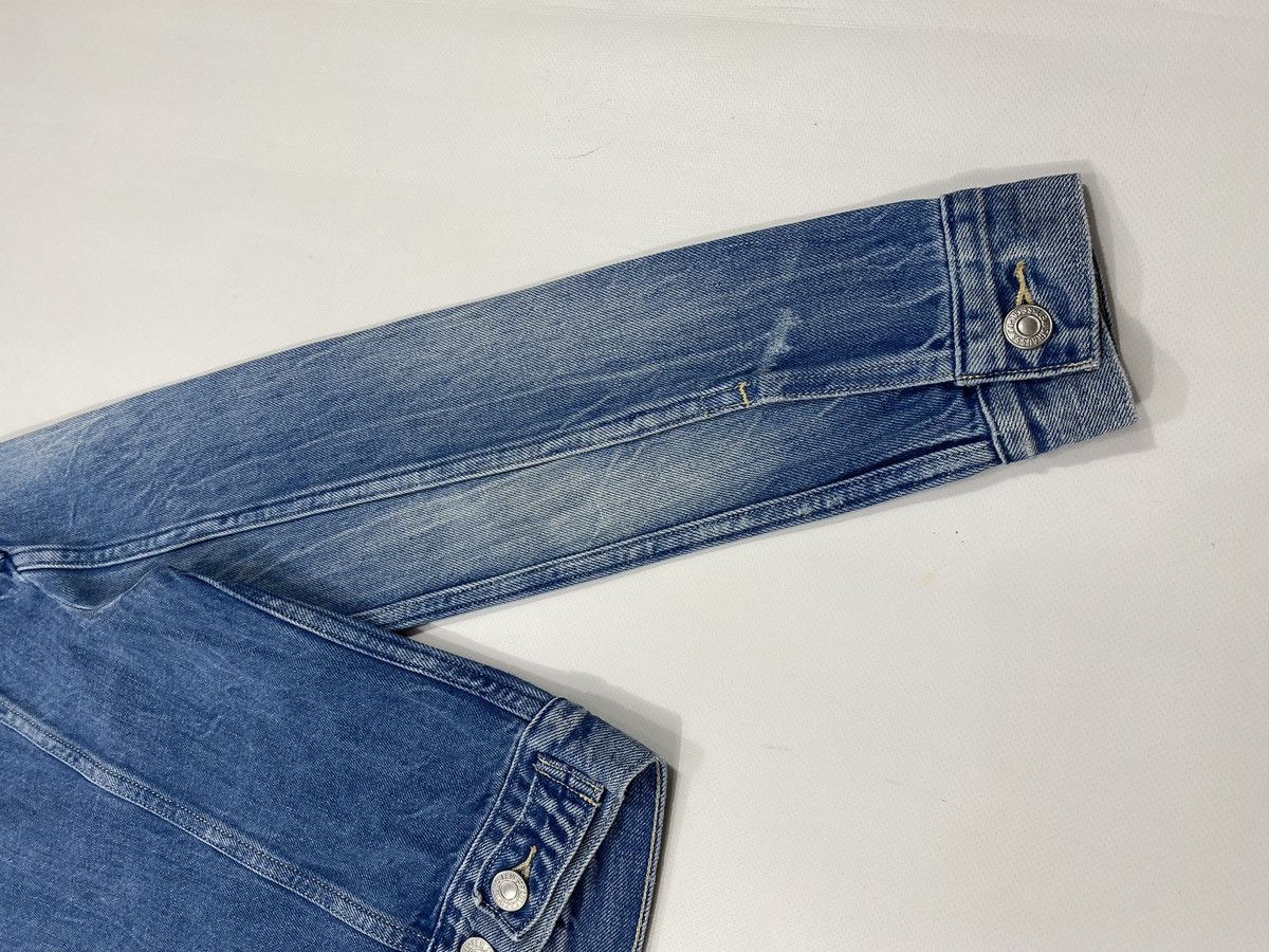 Levi's Levis Washed Blue Trucker Jacket Denim Size XS / US 0-2 / IT 36-38 - 10 Thumbnail