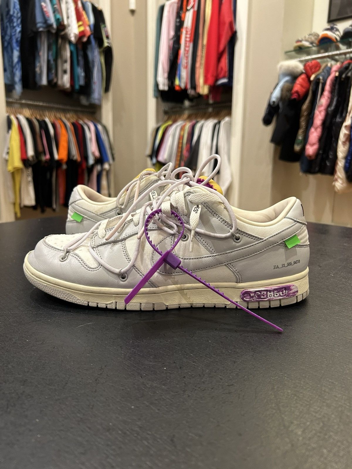 Nike × Off-White Nike Dunk Low x Off White Lot 3 Size US 11.5 / EU 44-45 - 2 Thumbnail