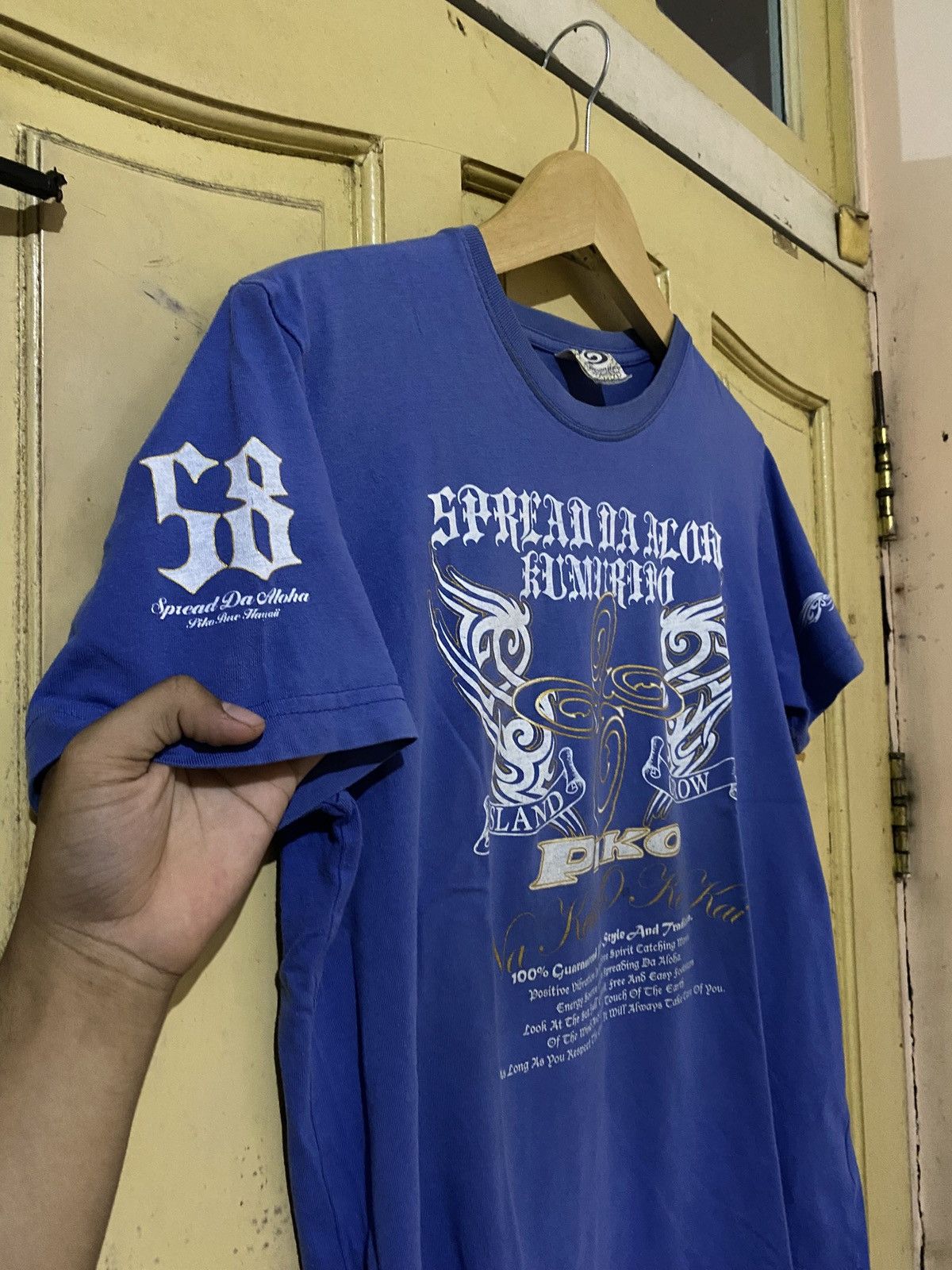 If Six Was Nine × Japanese Brand × Le Grande Bleu (L.G.B.) 💸BINDINGOFFER💸 Piko aloha hawaii lgb style kmrii t-shirt Size US M / EU 48-50 / 2 - 3 Thumbnail