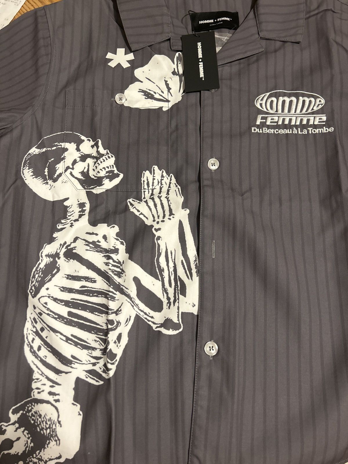 Homme + Femme La Skeleton Button Up Size US M / EU 48-50 / 2 - 1 Thumbnail