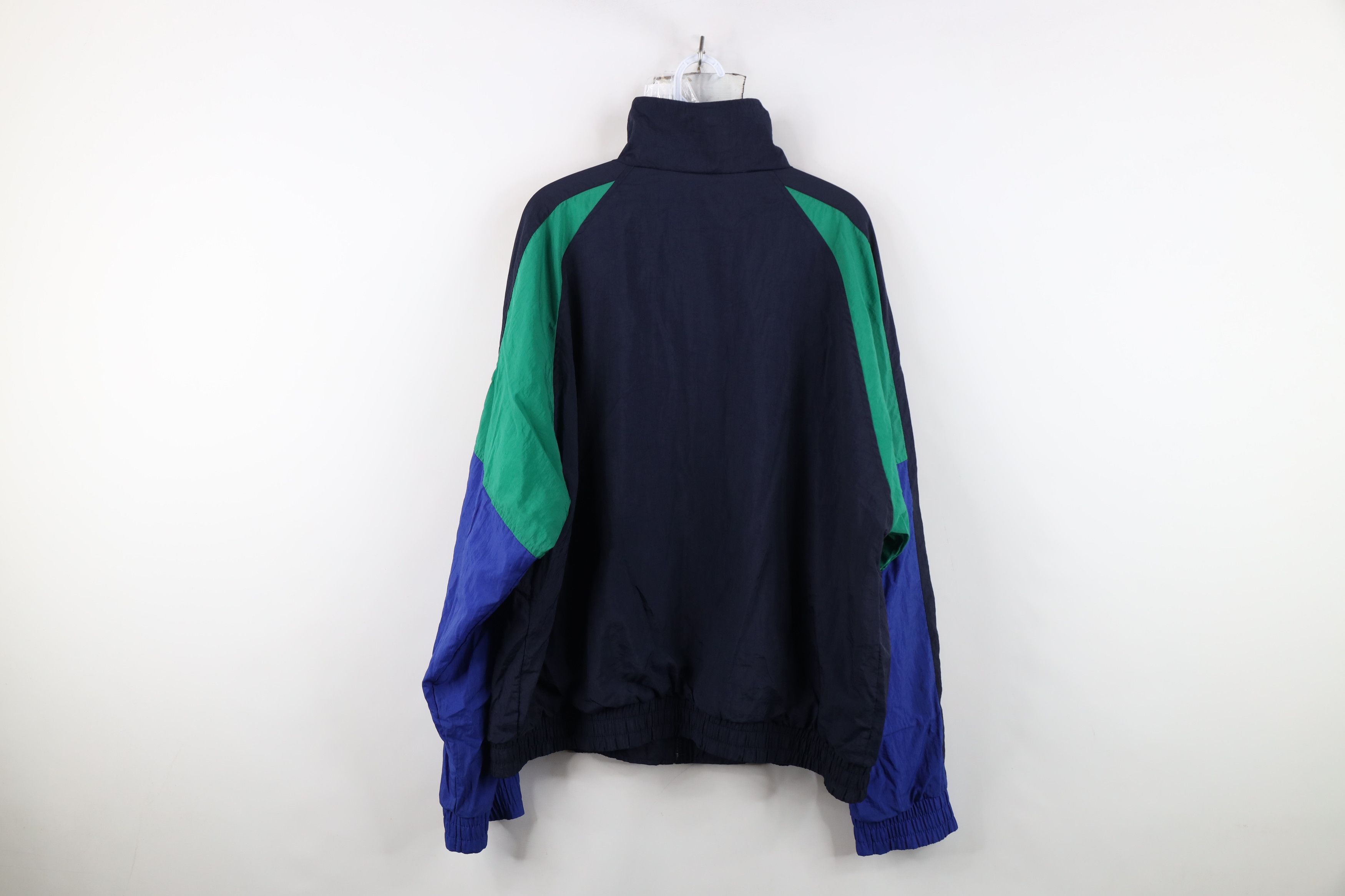 Vintage Vintage 90s Streetwear Lined Full Zip Windbreaker Jacket Size US XL / EU 56 / 4 - 12 Thumbnail