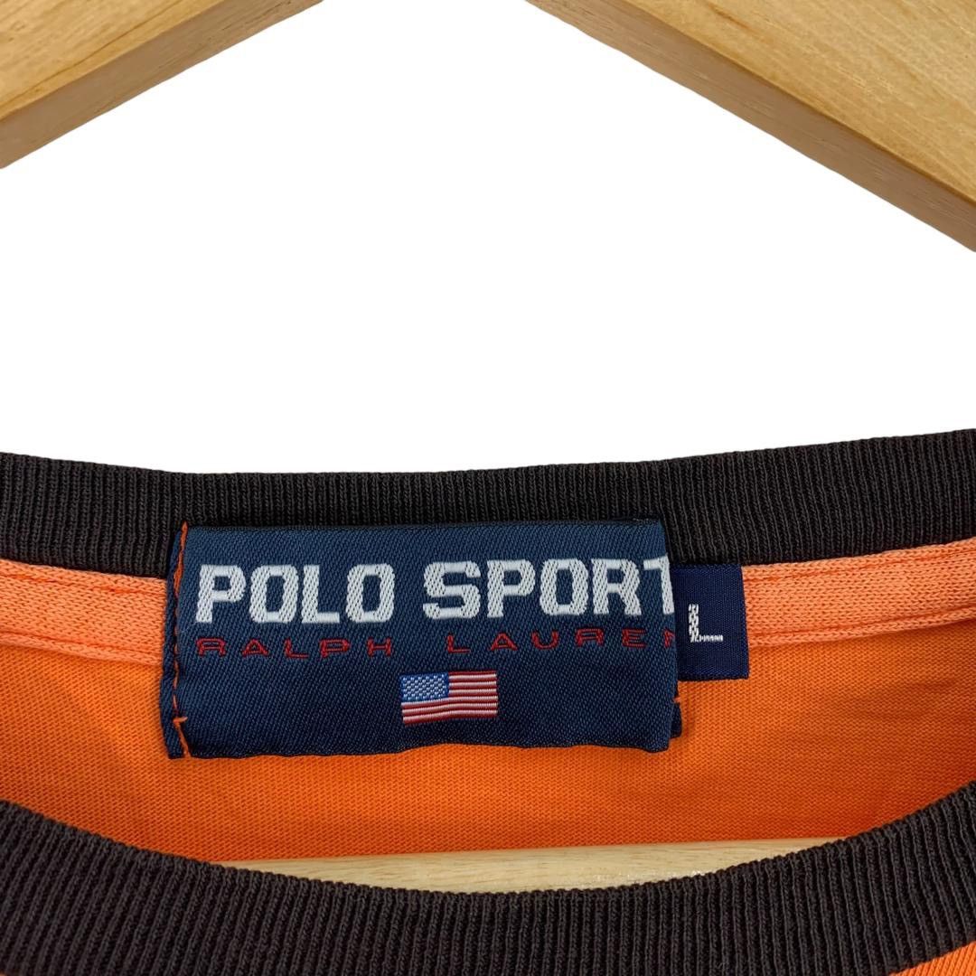 Polo Ralph Lauren × Vintage Vintage POLO SPORT by POLO RALPH LAUREN spellout tees Size US L / EU 52-54 / 3 - 3 Thumbnail