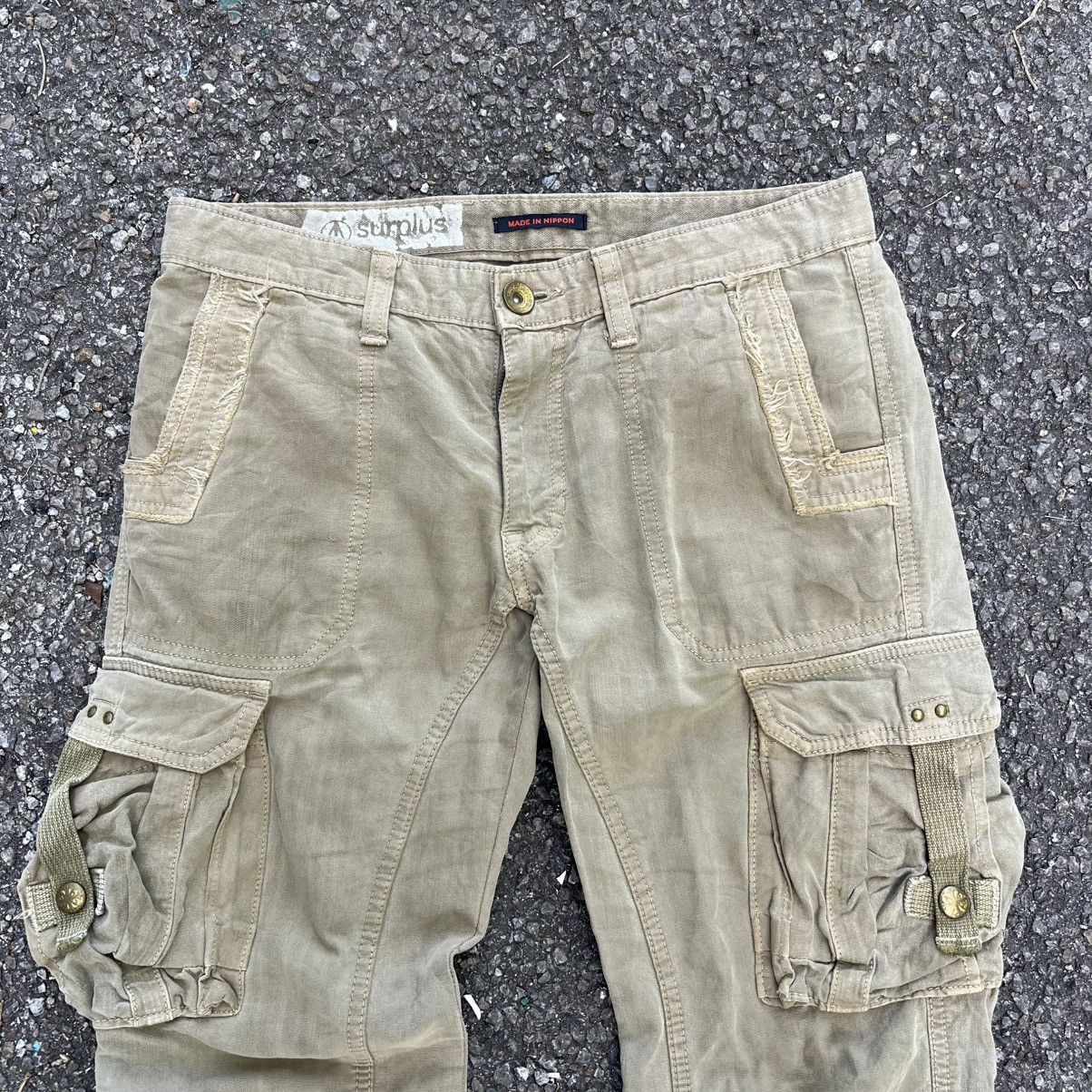 Hysteric Glamour Flare Cargo Pants Surplus Japan Trousers Low Rise Size US 30 / EU 46 - 3 Thumbnail
