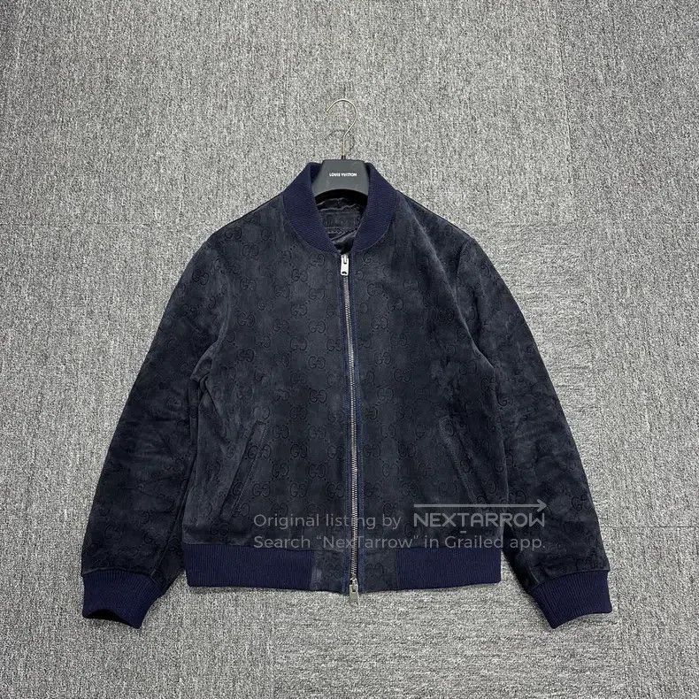 Gucci Gucci Full print embossed double G suede jacket Size US M / EU 48-50 / 2 - 1 Thumbnail