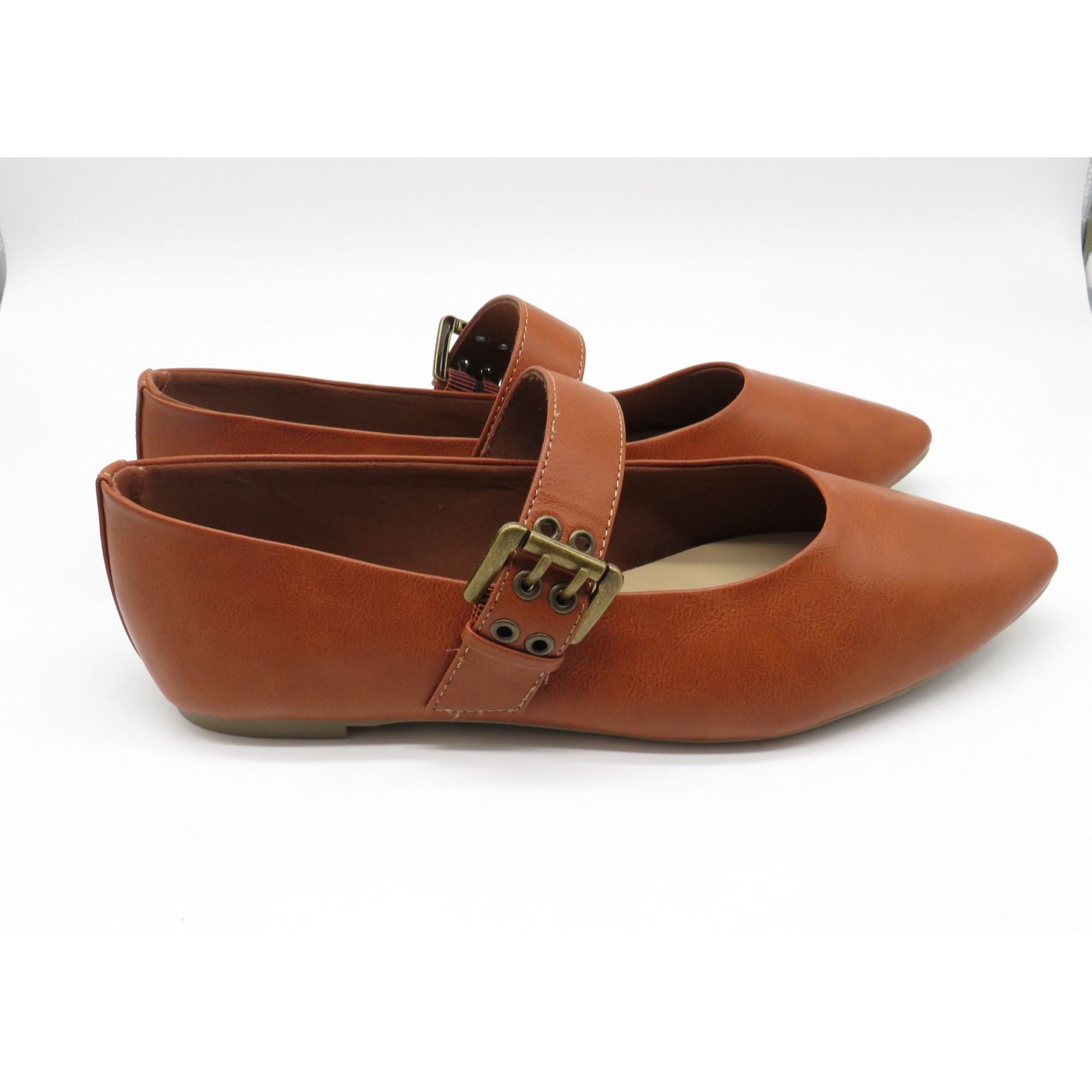 Seychelles BC By Seychelles Spinning Around Chestnut Flats Buckle Strap Size US 11 / IT 41 - 3 Thumbnail