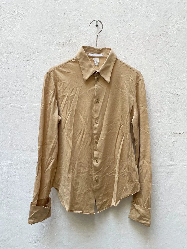 Helmut Lang Helmut Lang Autumn Winter Shirt with Folded Sleeves- DMC Size US M / EU 48-50 / 2 - 1 Thumbnail
