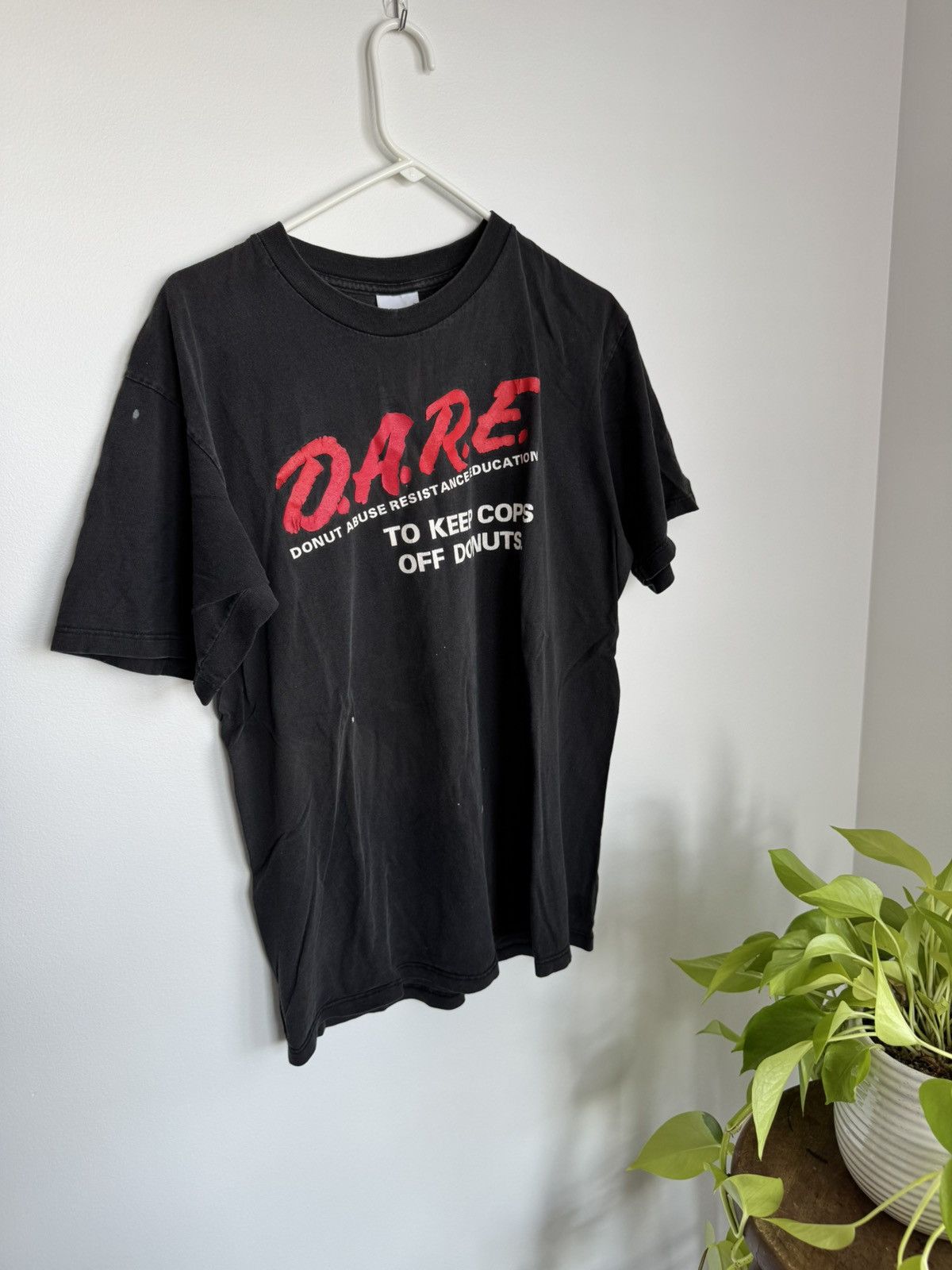 Vintage Vintage D.A.R.E. Gag Shirt – Parody Graphic Tee Size US L / EU 52-54 / 3 - 1 Thumbnail