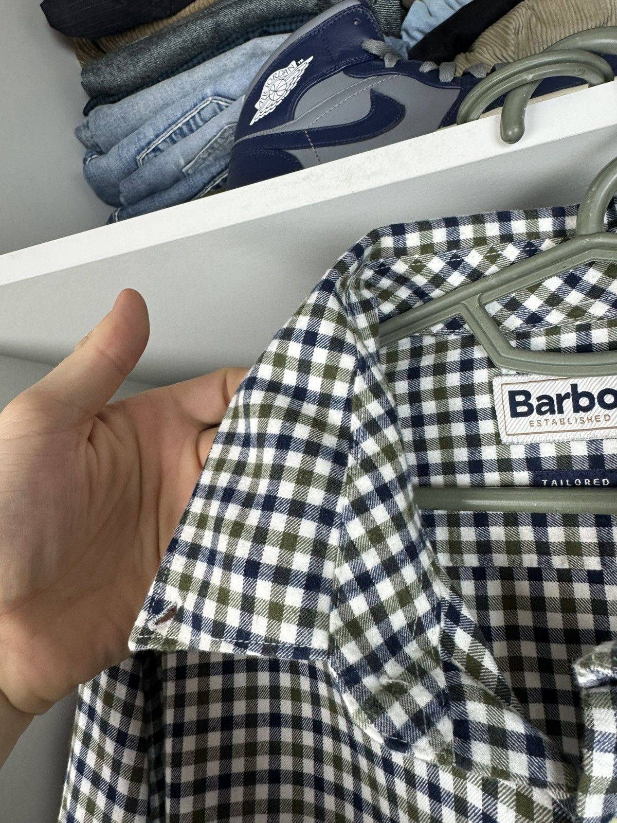 Barbour Barbour Finkle Tailored Gingham Shirt Mens Size US M / EU 48-50 / 2 - 4 Thumbnail