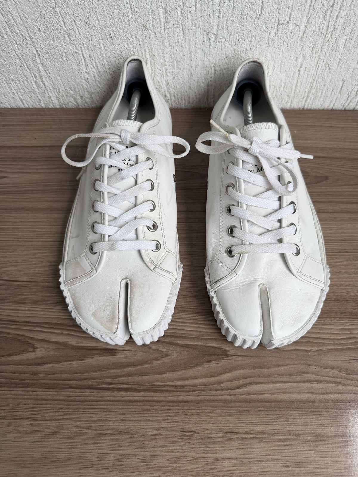 Maison Margiela 🫆tabi leather sneakers Size US 10.5 / EU 43-44 - 6 Thumbnail