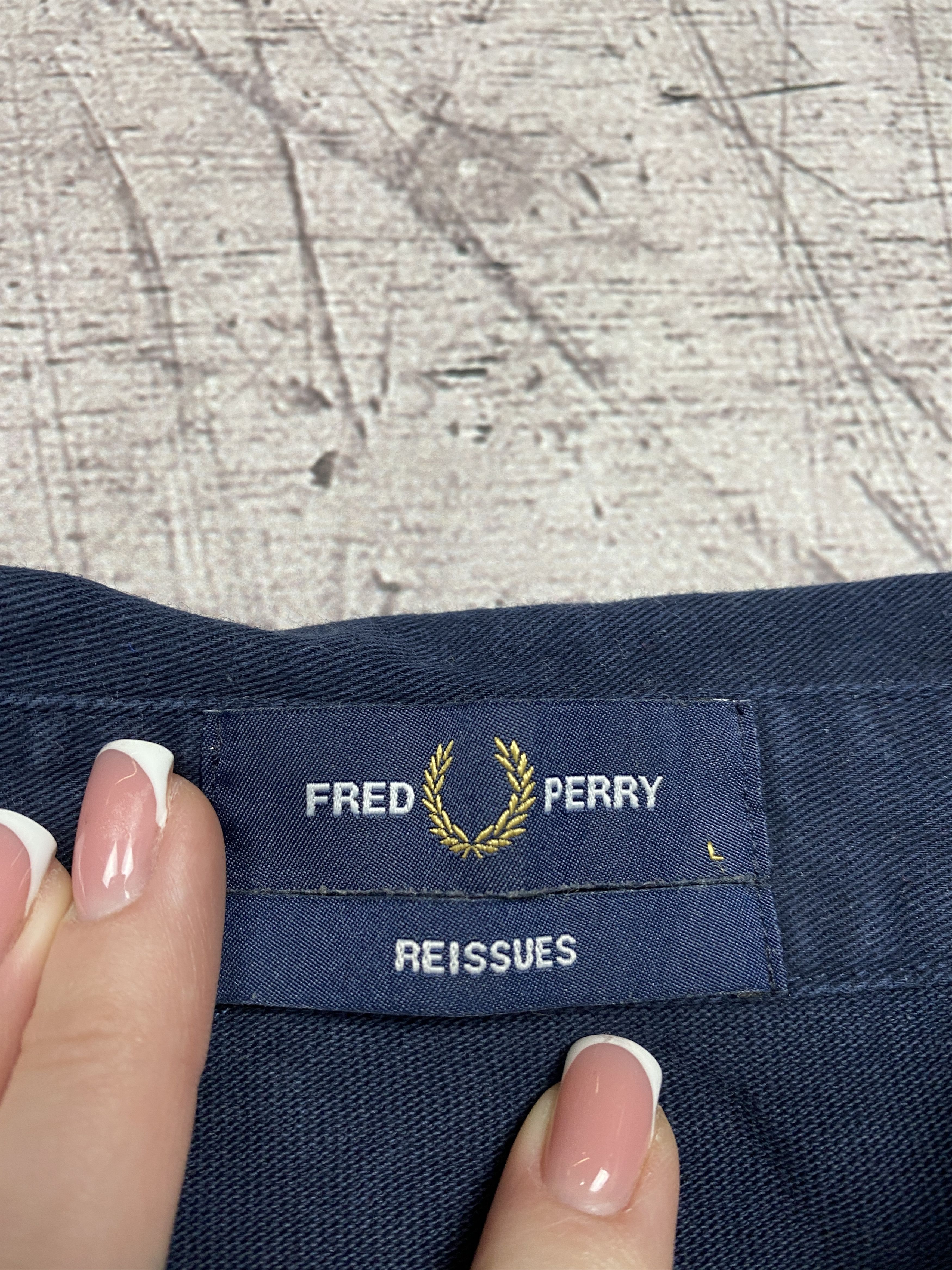 Fred Perry × Vintage Fred Perry Reissues Vintage Mens Rugby Polo Shirt Size US L / EU 52-54 / 3 - 4 Thumbnail