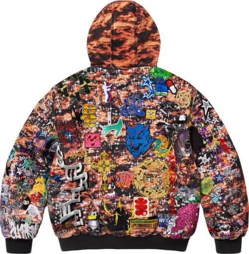 Supreme supreme aoi embroidered flames work jacket Size US L / EU 52-54 / 3 - 3 Thumbnail