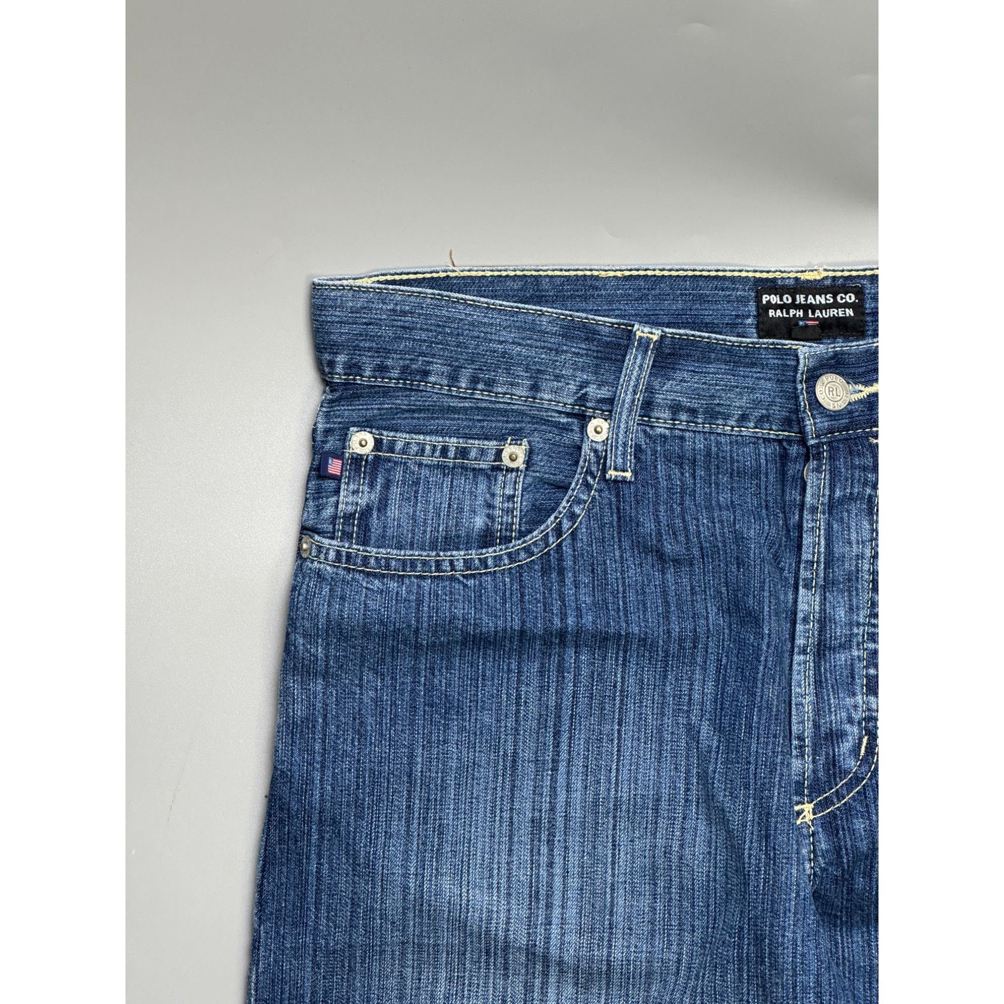 Polo Ralph Lauren Vintage Polo Jeans CO. Ralph Lauren Denim Jeans (Y1140) Size US 31 - 3 Thumbnail