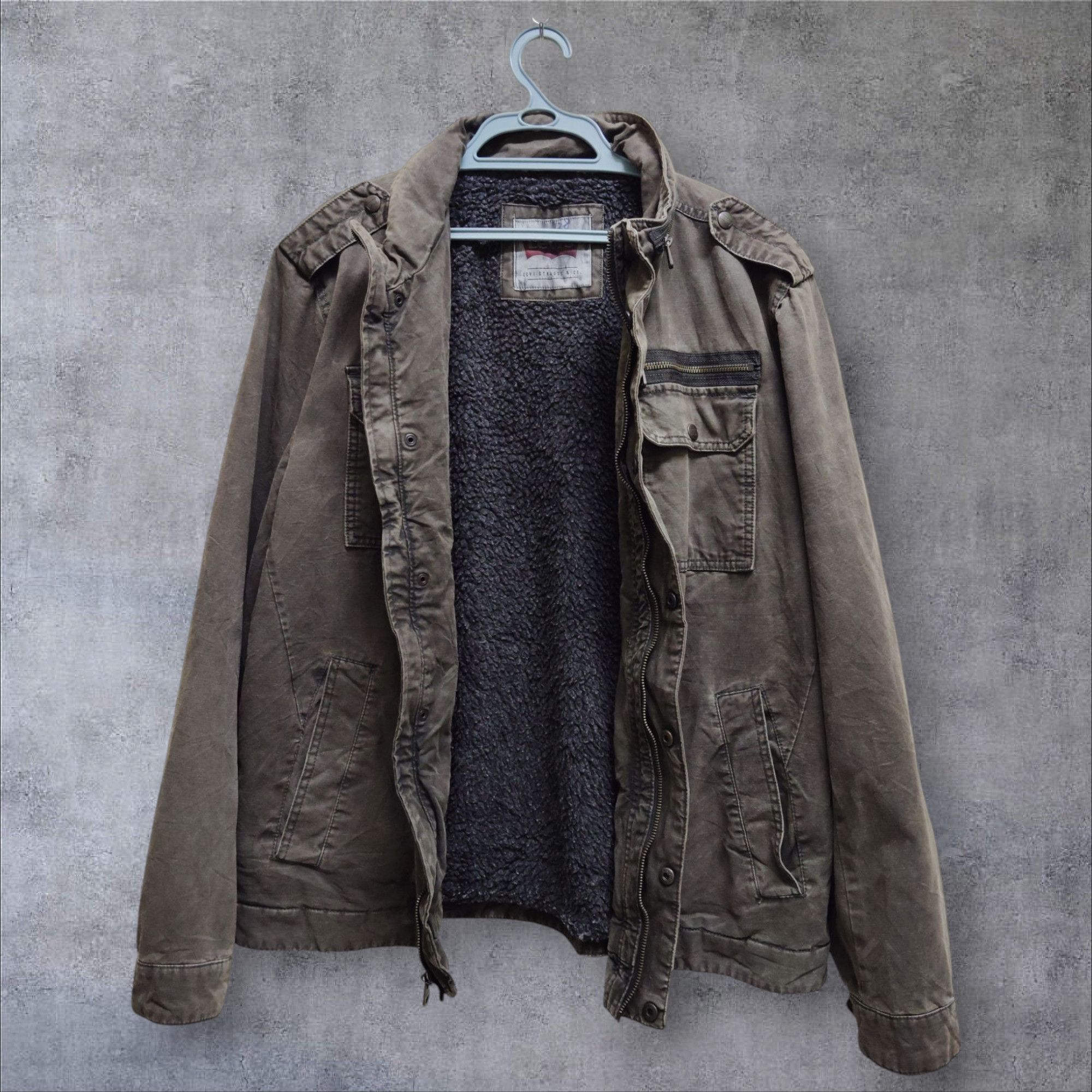 Levi's VINTAGE LEVI'S JACKET LINED FAUX FUR Size US L / EU 52-54 / 3 - 5 Thumbnail