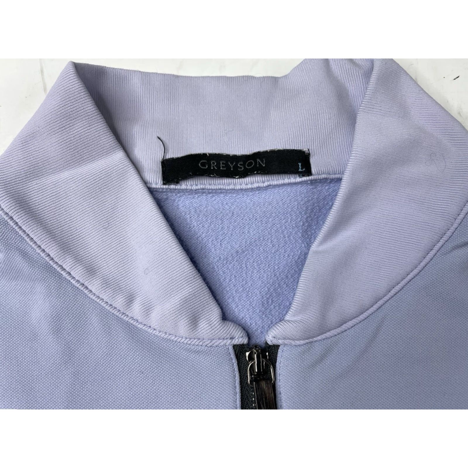 Vintage Greyson Golf Siasconset Men L Long Sleeve 1/4 Zip Pullover Purple Size US L / EU 52-54 / 3 - 3 Thumbnail