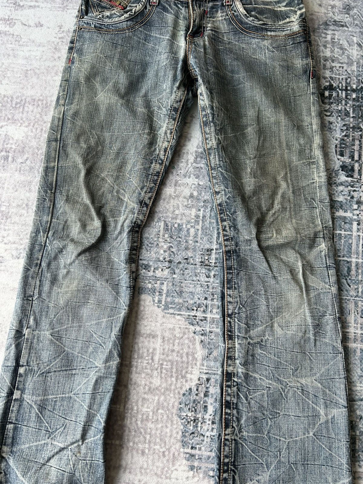 If Six Was Nine Semantic Design Bootcut Jeans Size US 32 / EU 48 - 4 Thumbnail