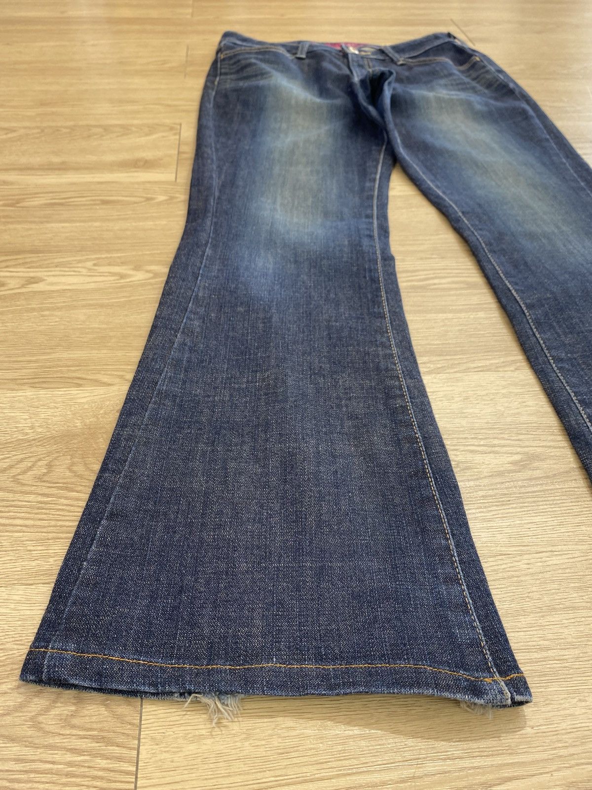 Edwin Miss Edwin Blue Wash Style Flare Jeans Size 26" / US 2 / IT 38 - 5 Thumbnail