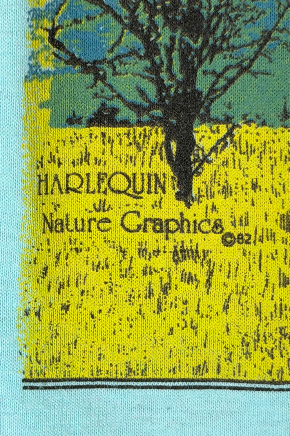 Vintage 1982 Harlequin NG Giraffe Tee - Double Sided Size US L / EU 52-54 / 3 - 9 Thumbnail