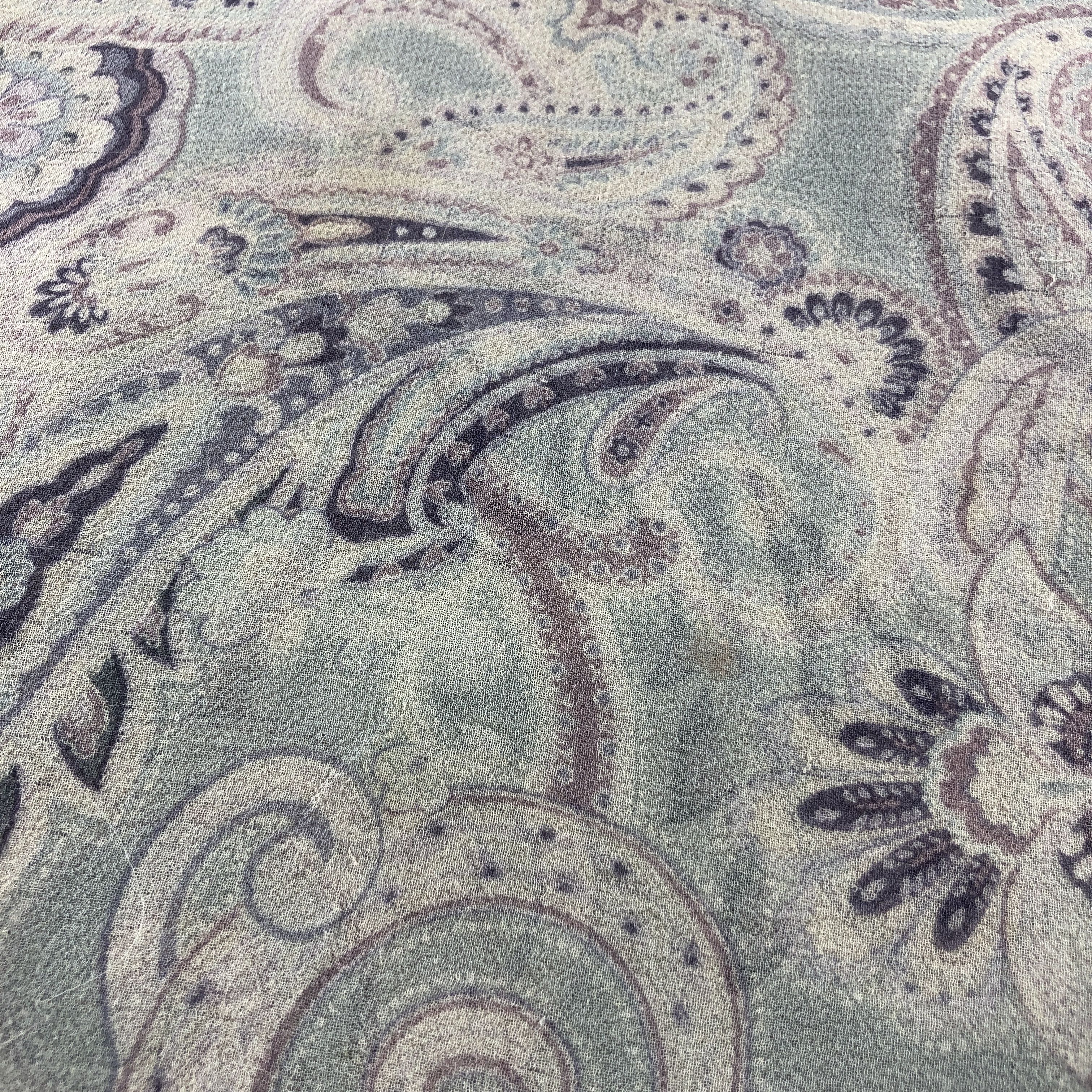 Vintage Basile Paisley Silk Stole Silk Scarf M1382 Size ONE SIZE - 5 Thumbnail