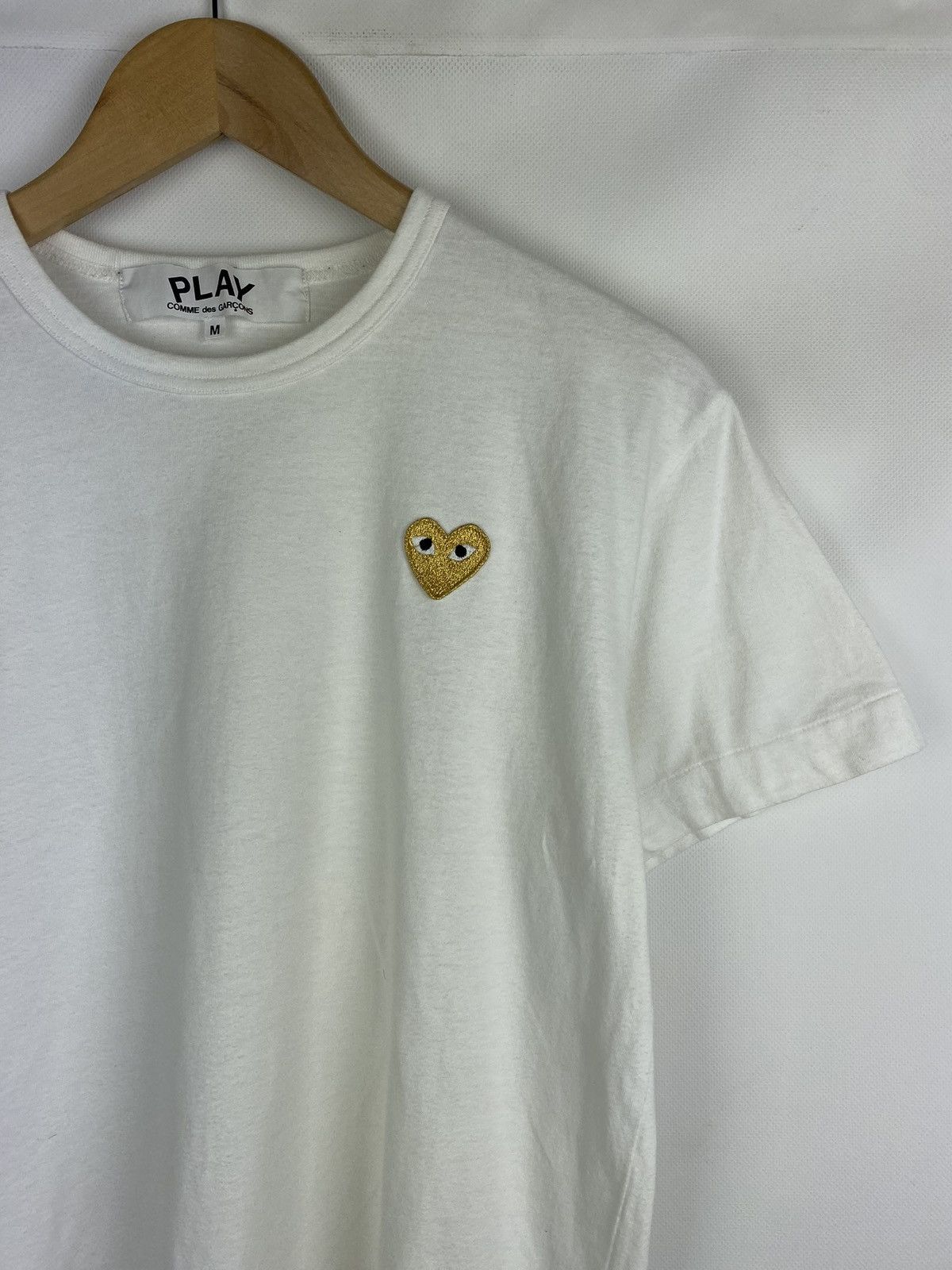 Comme des Garcons × Comme des Garcons PLAY CDG Play Comme Des Garçons men’s short sleeve t shirt Size US M / EU 48-50 / 2 - 4 Thumbnail