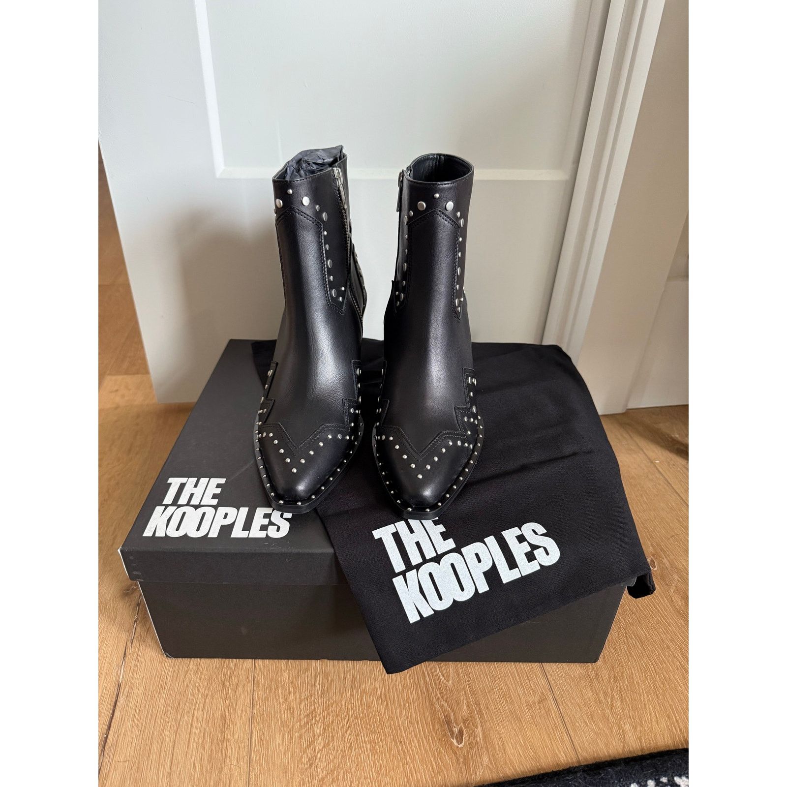 The Kooples $445 New The Kooples Santiag Studded Boot Fr40/ US9 Size US 9 / IT 39 - 3 Thumbnail