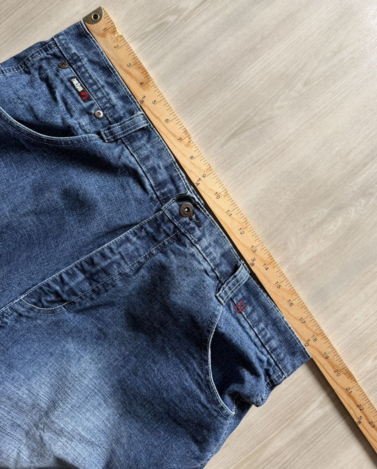 Brooklyn Xpress Y2K Brooklyn Express Denim Jean Shorts Sz 38 Grunge Hip Hop Size US 38 / EU 54 - 5 Thumbnail