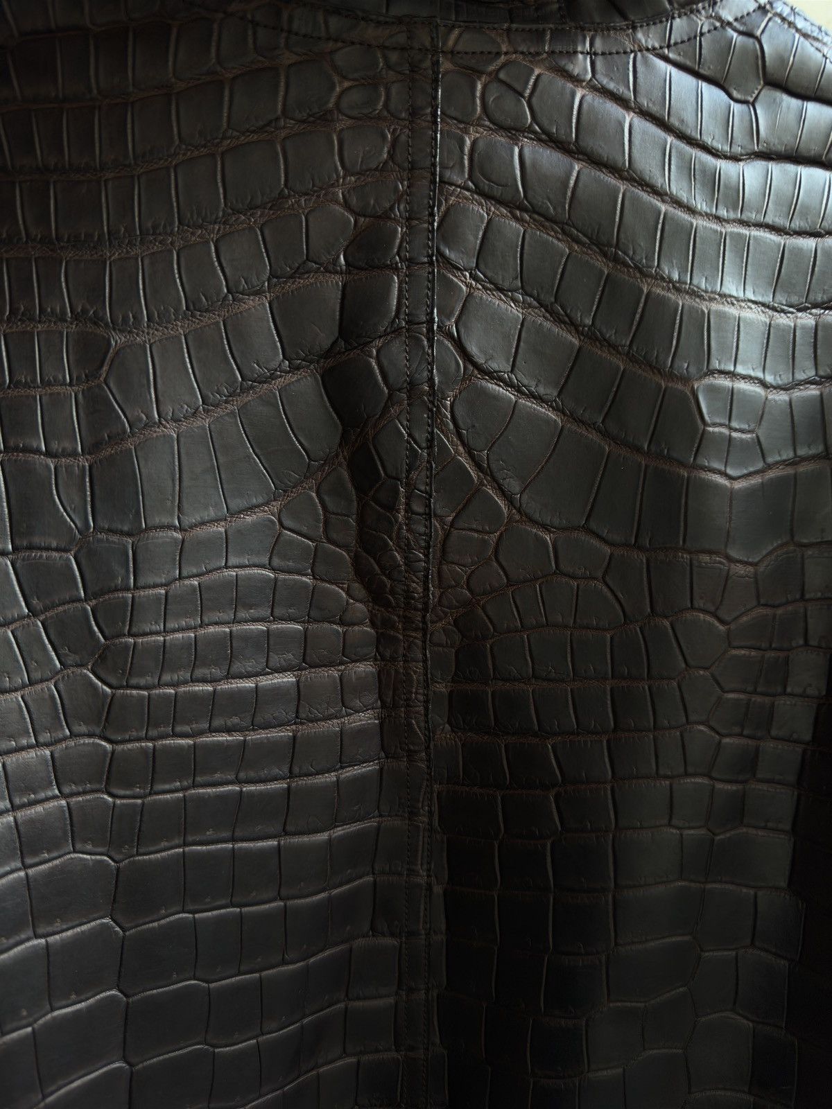 Hermes SOLD SOLD Hermès Crocodile Leather Special Order 1/1 Jacket Size US M / EU 48-50 / 2 - 18 Thumbnail
