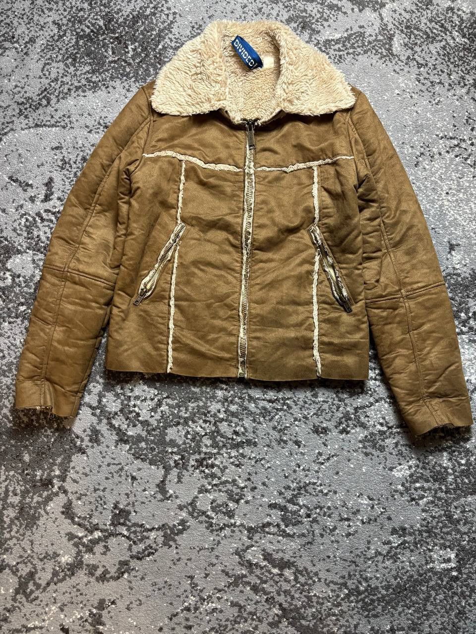 Vintage Vintage Y2K Suede Leather Fur Collar Avantgarde Man Jacket Size US M / EU 48-50 / 2 - 1 Thumbnail