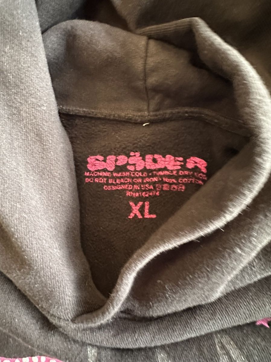 Sp5der Sp5der Punk Hoodie Black Pink Size US XL / EU 56 / 4 - 3 Thumbnail