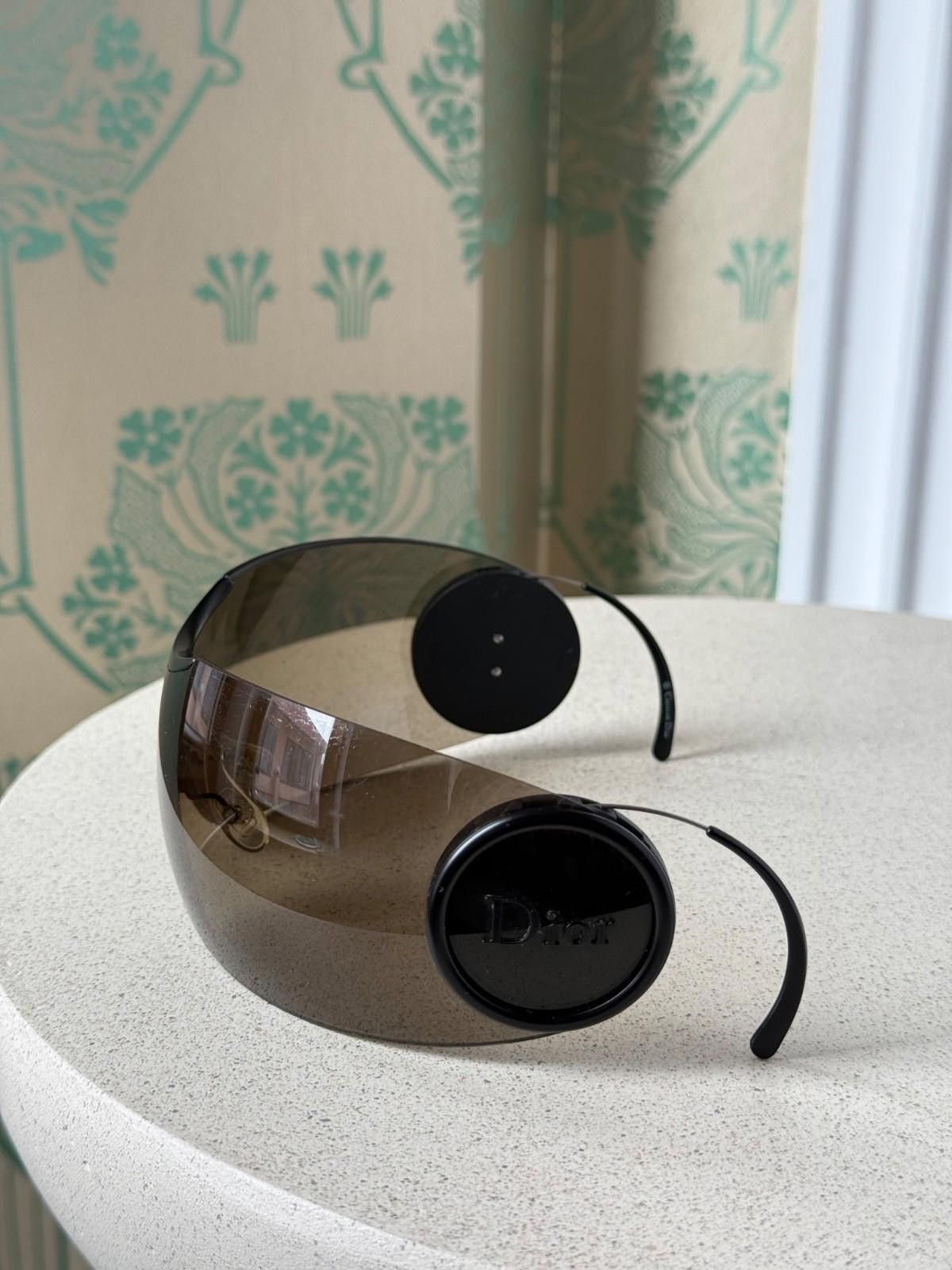 Dior 2000 Dior Sport 3 Logo Mask Shield Sli Oversized Sunglasses Size ONE SIZE - 2 Thumbnail
