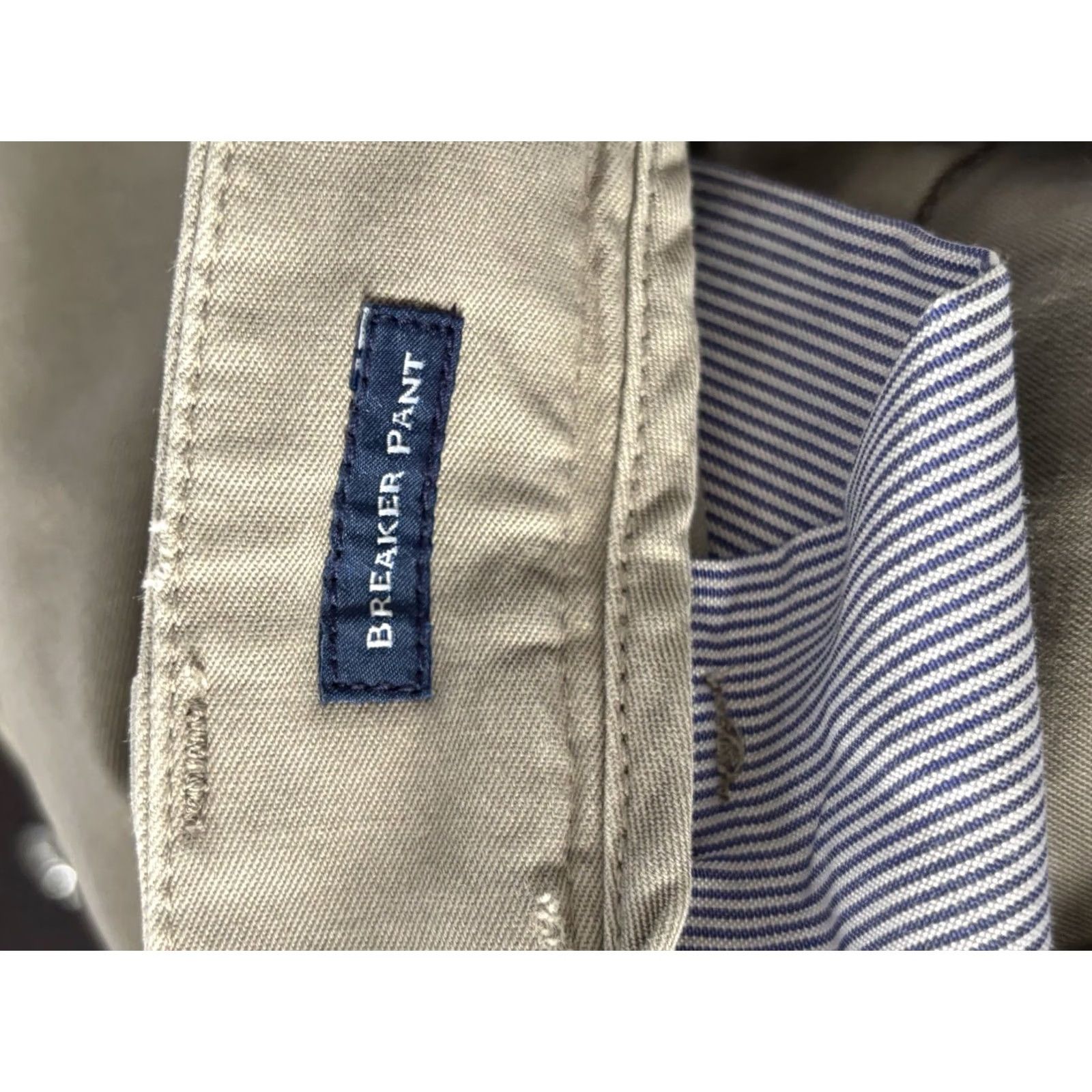 Vineyard Vines Vineyard Vines Breaker Pants Mens Flat Front Chino 36x30 Gray Slim? Regular? (Keep exact: Regular) Gray Cotton Twill Zip Button Casual Pants Mens Size US 36 / EU 52 - 5 Thumbnail