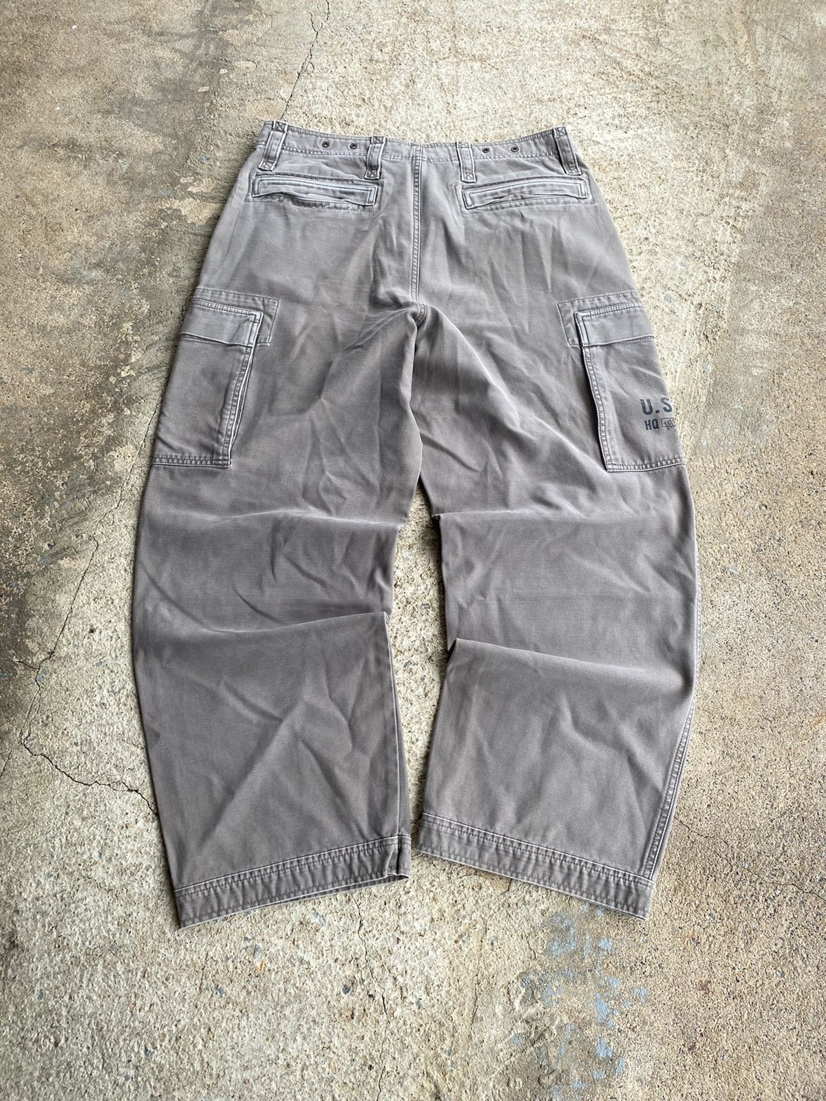 Vintage Y2K Old Navy Baggy Loose Fit Military Cargo Pants