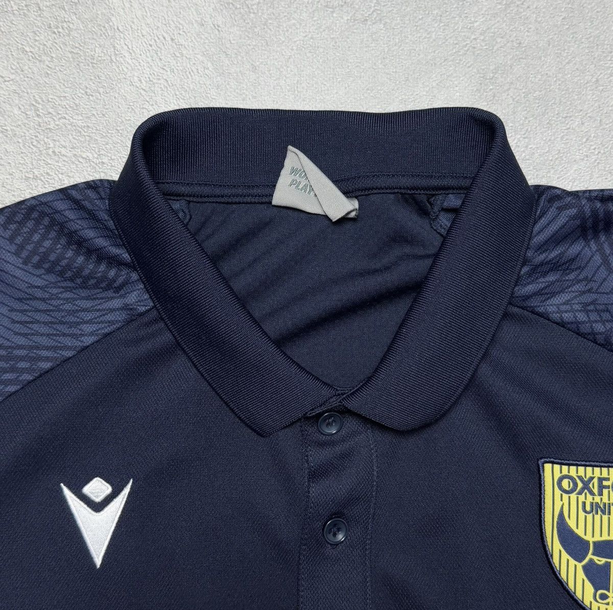 Macron Oxford United 2022 2023 Football Soccer Polo Shirt Macron Size US XL / EU 56 / 4 - 6 Thumbnail