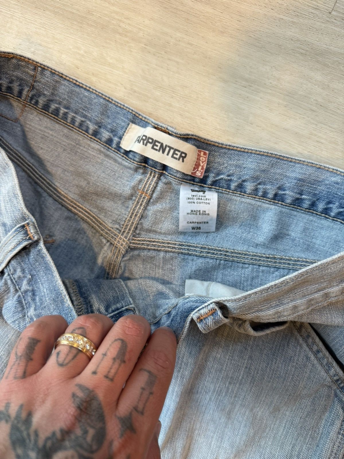 Levi's Levis Denim Carpenter Shorts. Size 36 Size US 36 / EU 52 - 5 Thumbnail