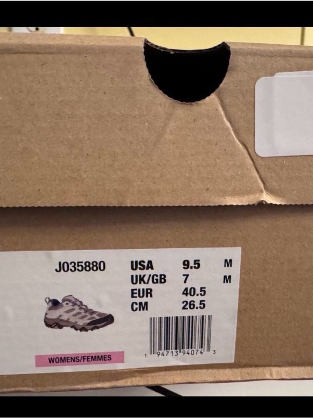 Merrell Merrell Women's Moab 3 Hiking Shoe Aluminum Marlin US 9.5 Size US 9.5 / IT 39.5 - 5 Thumbnail