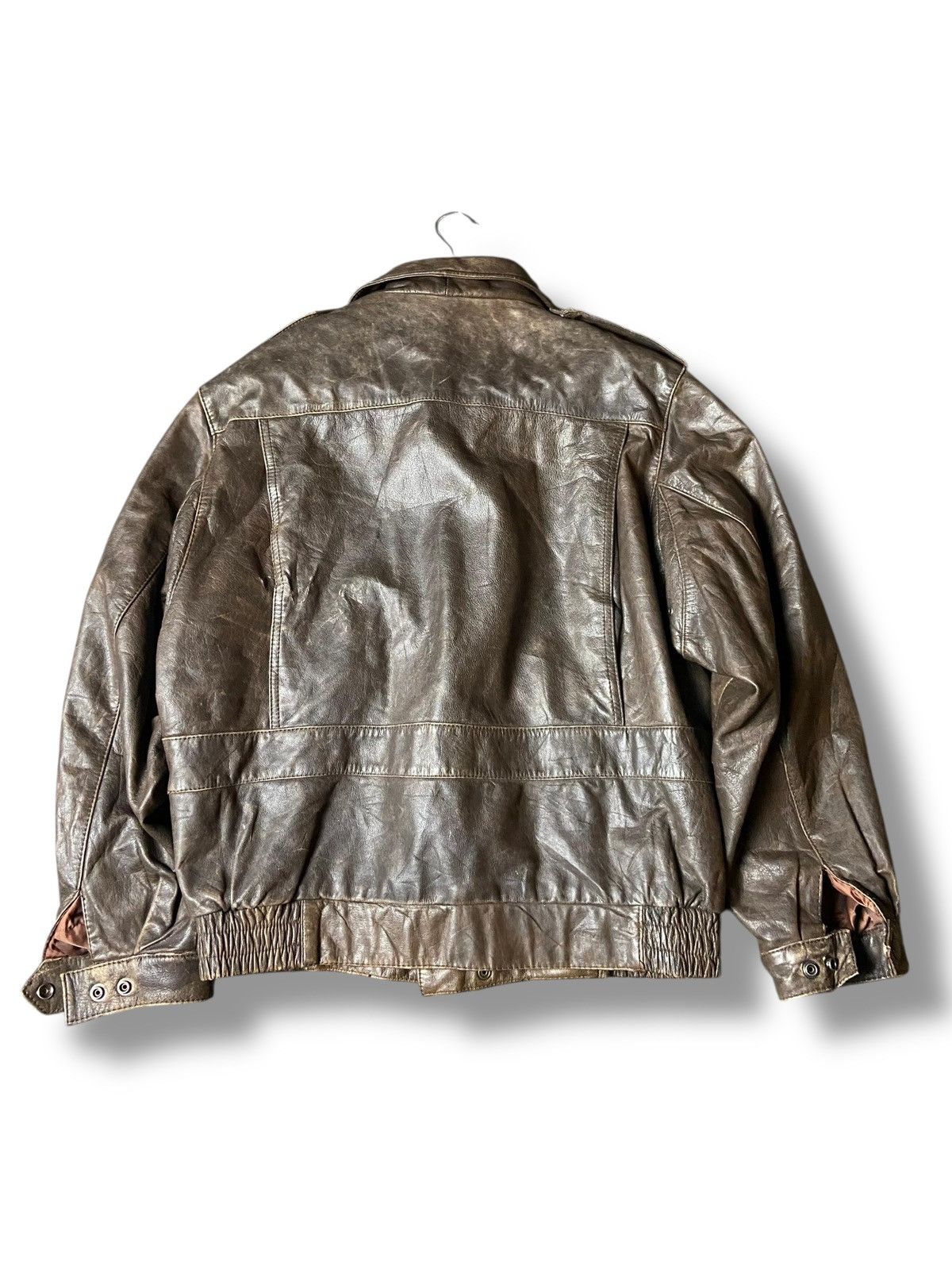 Japanese Brand Japanese Brand Leather Jacket with Double Pocket (147) Size US XS / EU 42 / 0 - 2 Thumbnail