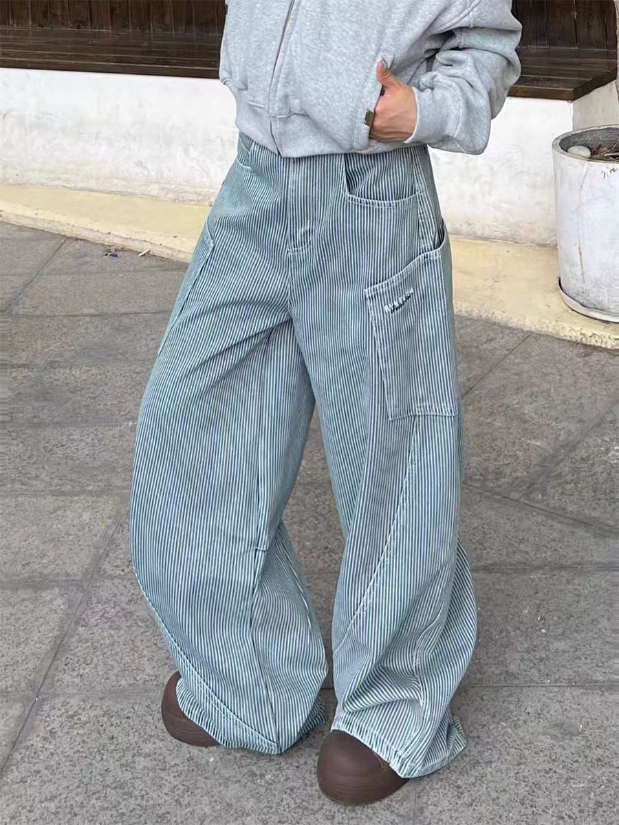 Designer × Jean × Vintage Street Vintage Machete Workwear Loose Jeans Size US 30 / EU 46 - 1 Thumbnail