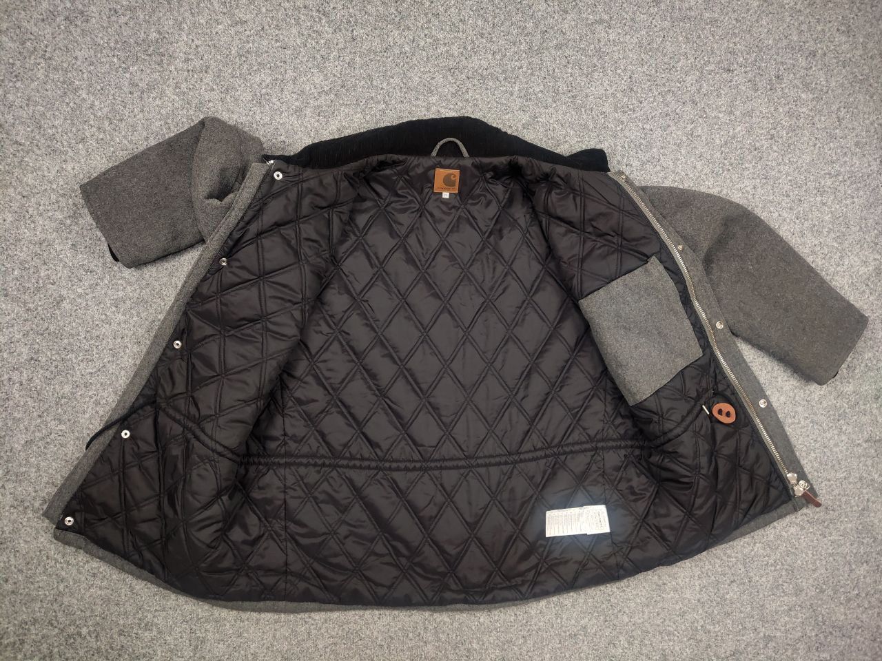 Carhartt Carhartt Wool Bray Logo Arctic Pocket Vintage coat Jacket Size US XL / EU 56 / 4 - 14 Thumbnail