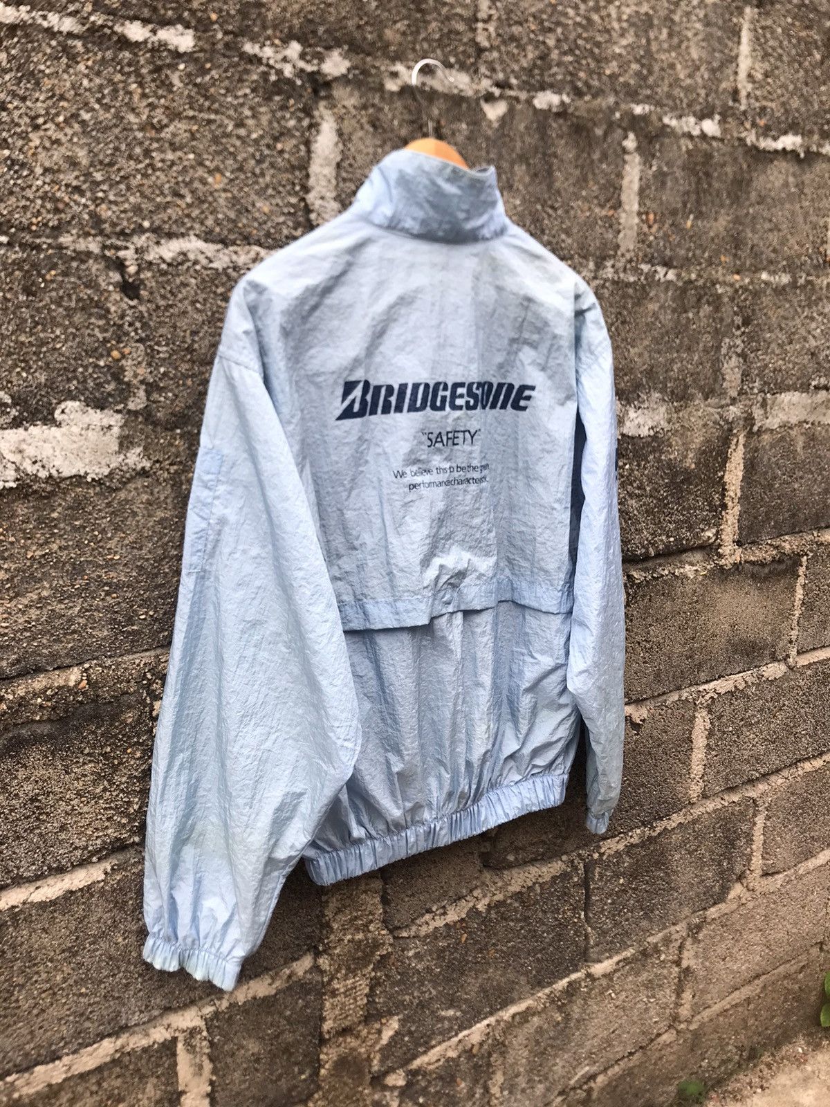 Japanese Brand × Sports Specialties ⚡️Vintage Bridgestone 60 Anniversary Nylon Bomber Jacket Size US L / EU 52-54 / 3 - 13 Thumbnail