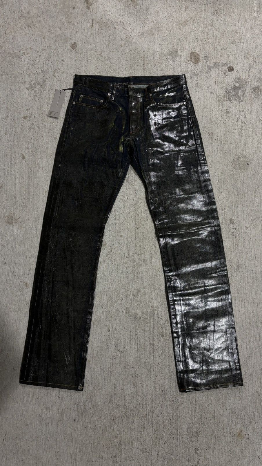 Dior × Hedi Slimane AW03 Dior Homme By Hedi Slimane Waxed Luster Denim Size US 32 / EU 48 - 1 Thumbnail